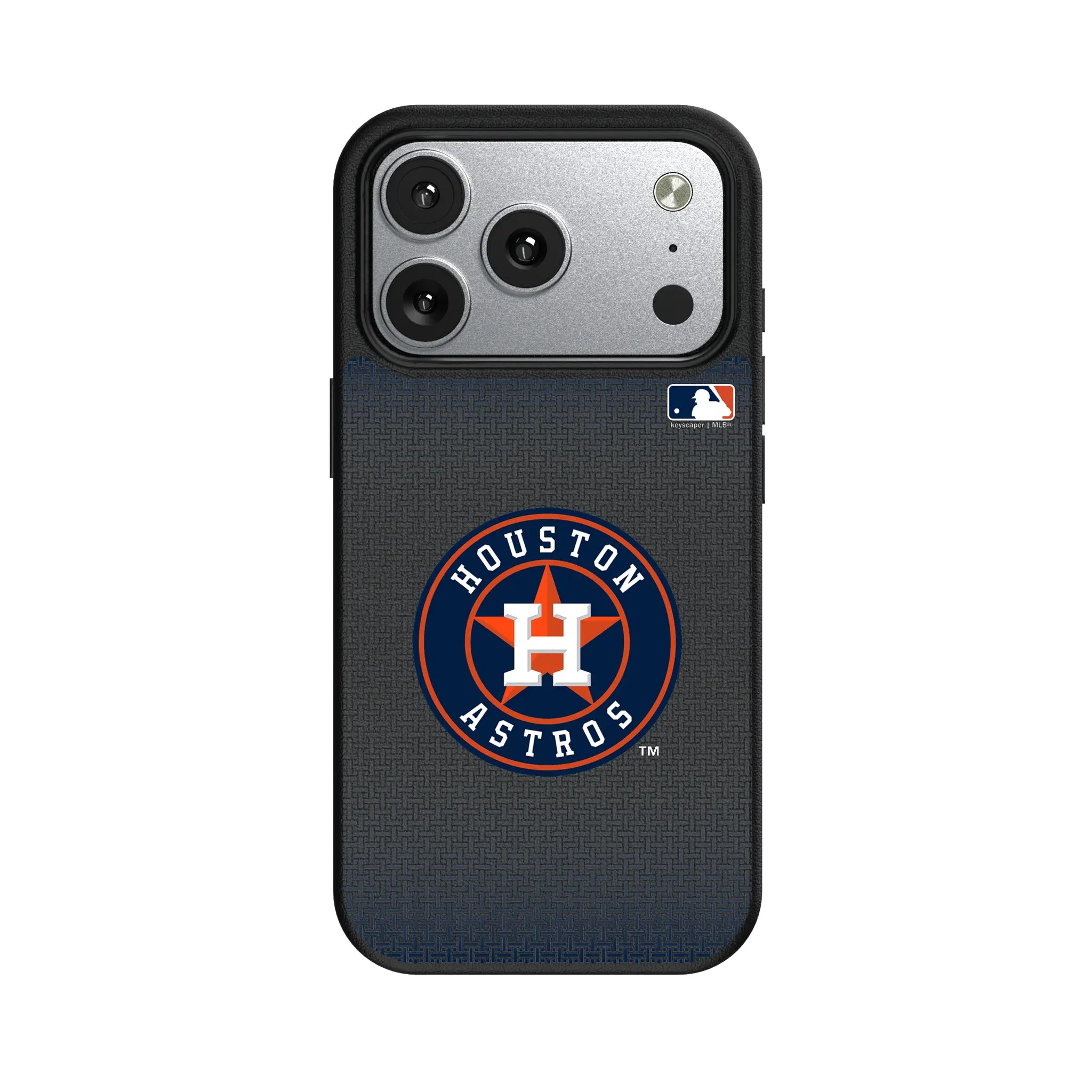 Houston Astros Linen iPhone MagSafe Compatible Phone Case for Apple iPhone#Device_iPhone 17 Pro