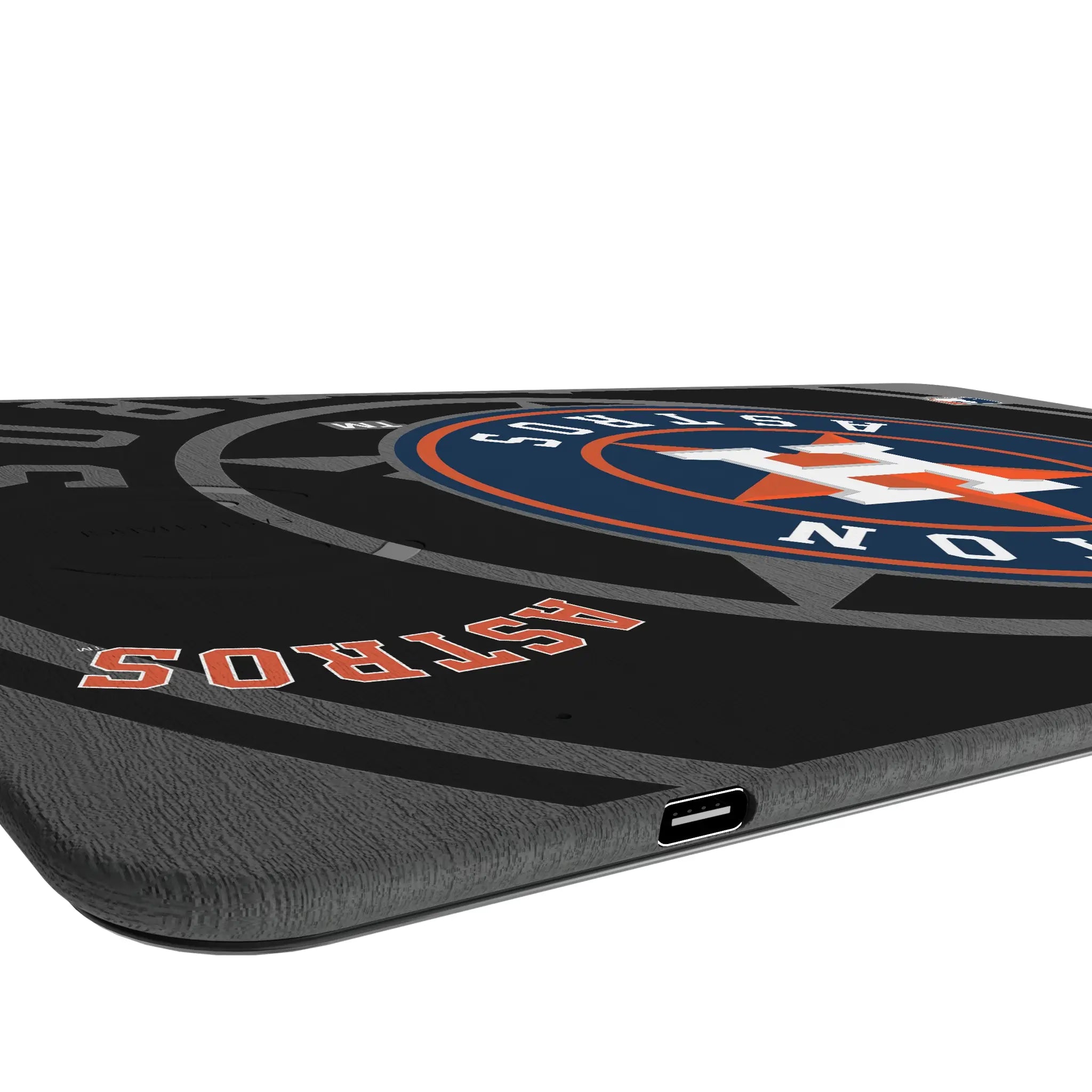 Houston Astros Monocolor Tilt 15-Watt Wireless Charger and Mouse Pad
