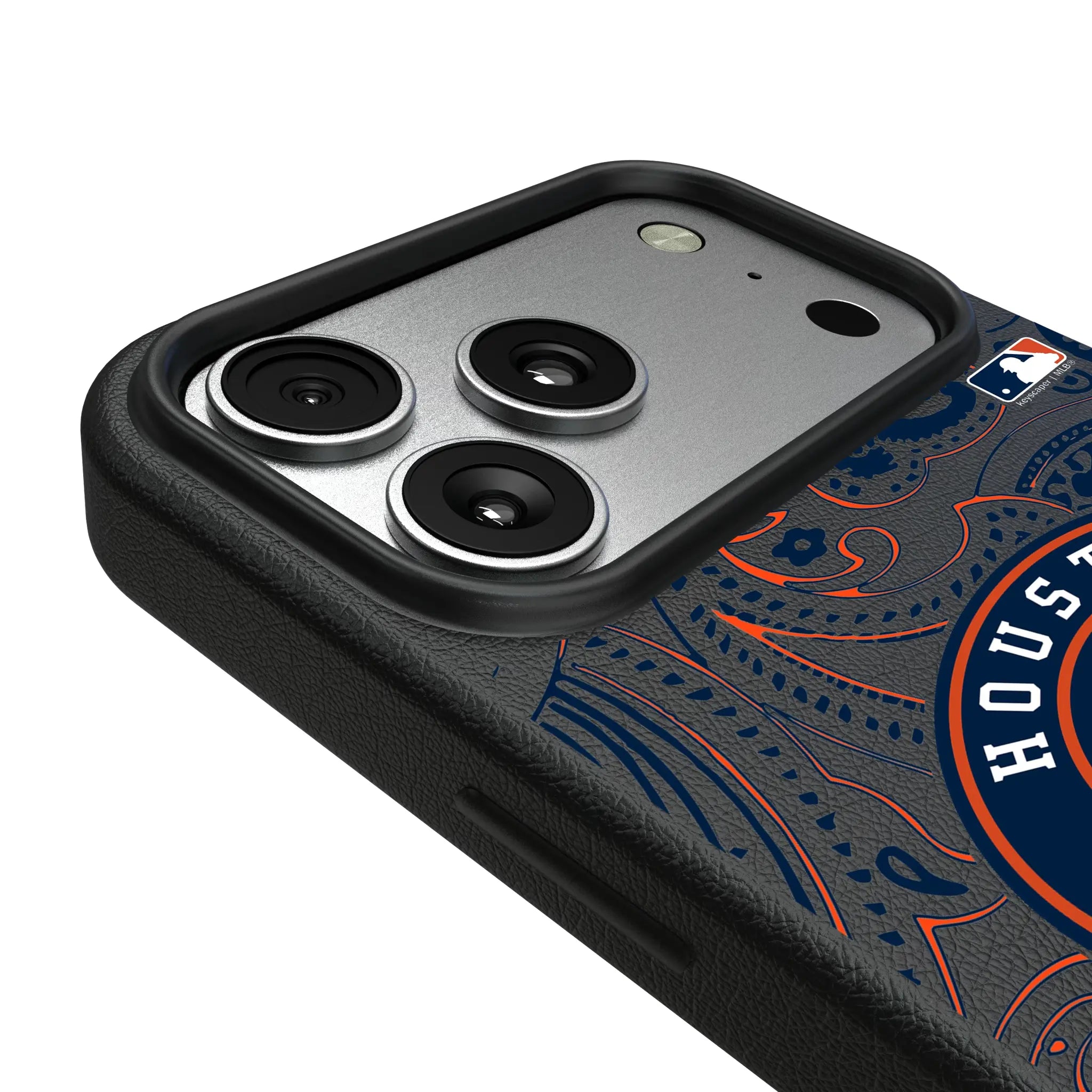 Houston Astros Paisley iPhone MagSafe Compatible Phone Case for Apple iPhone - Detail#Device_iPhone 17 Pro Max