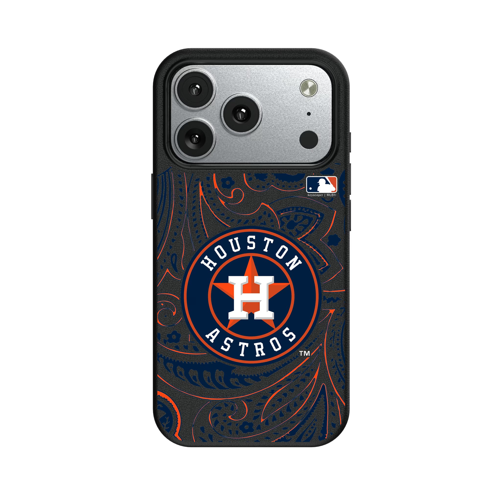 Houston Astros Paisley iPhone MagSafe Compatible Phone Case for Apple iPhone#Device_iPhone 17 Pro