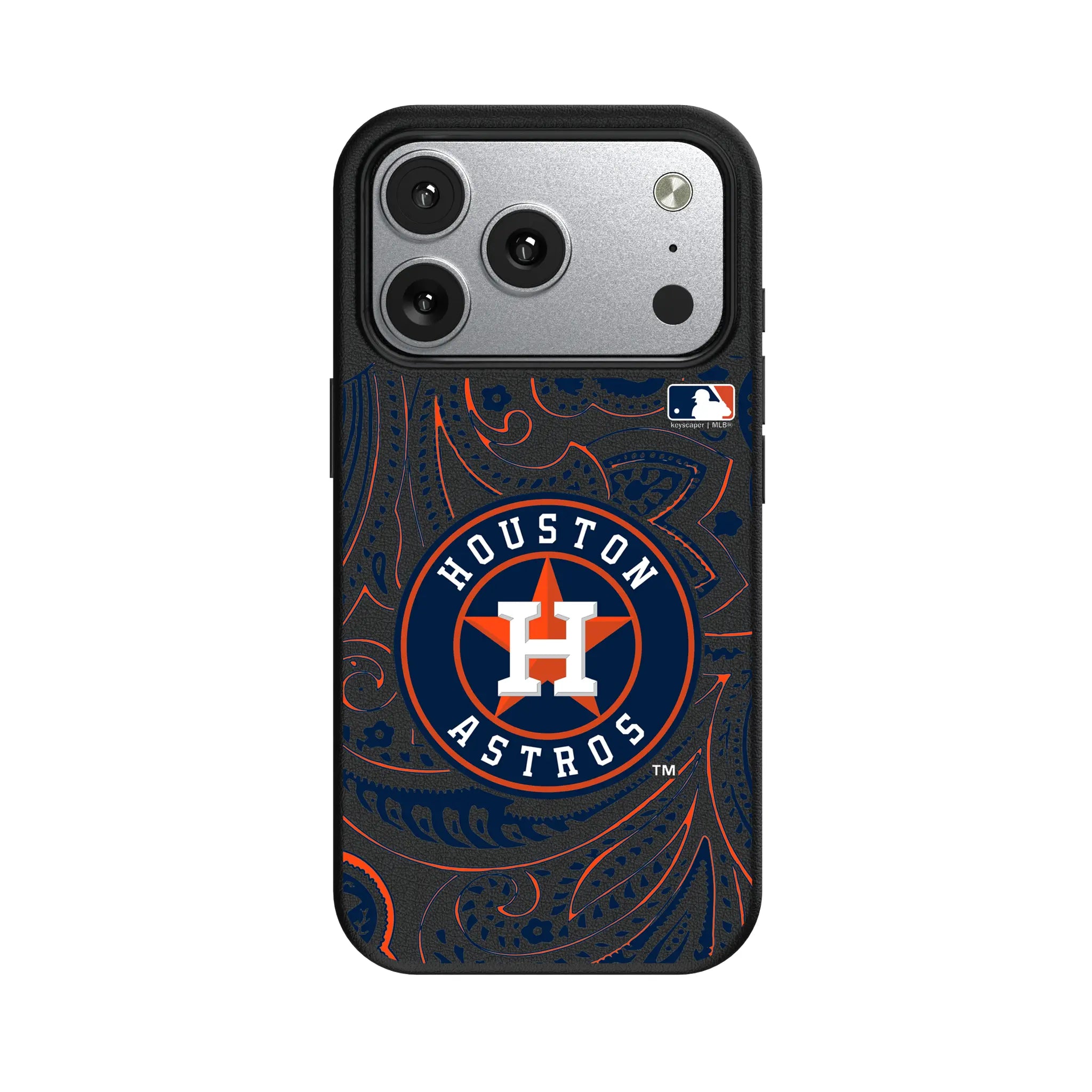 Houston Astros Paisley iPhone MagSafe Compatible Phone Case for Apple iPhone#Device_iPhone 17 Pro