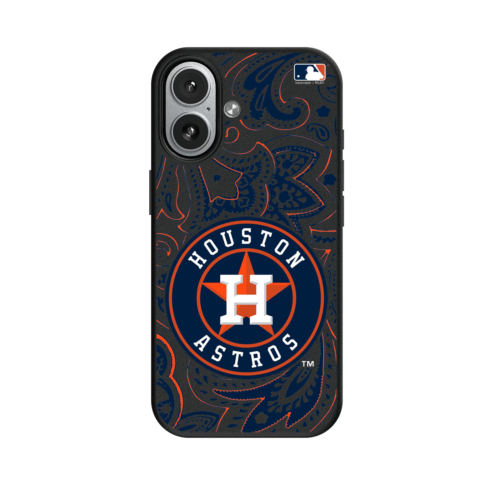 Houston Astros Paisley iPhone MagSafe Compatible Phone Case for Apple iPhone#Device_iPhone 17