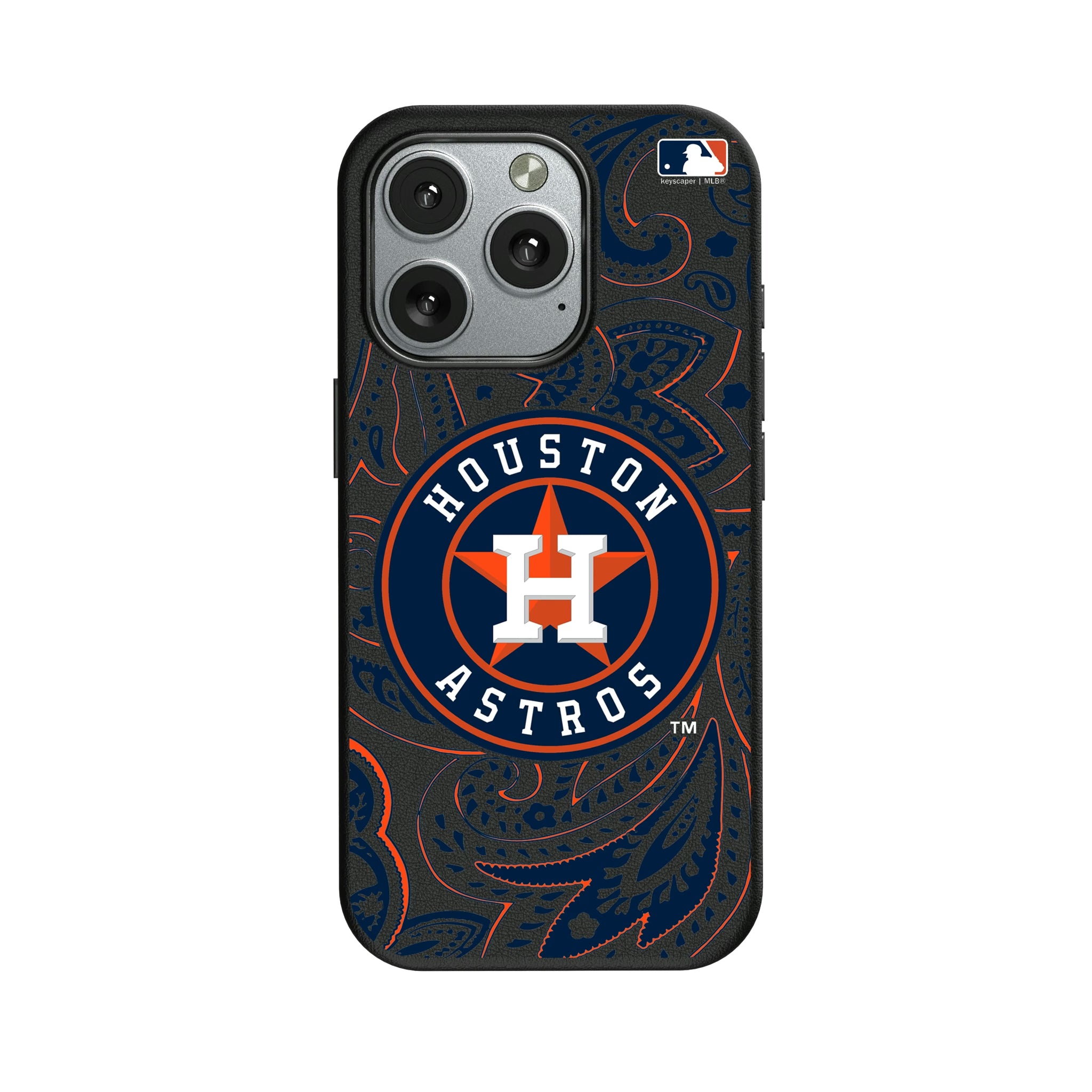 Houston Astros Paisley iPhone MagSafe Compatible Phone Case for Apple iPhone