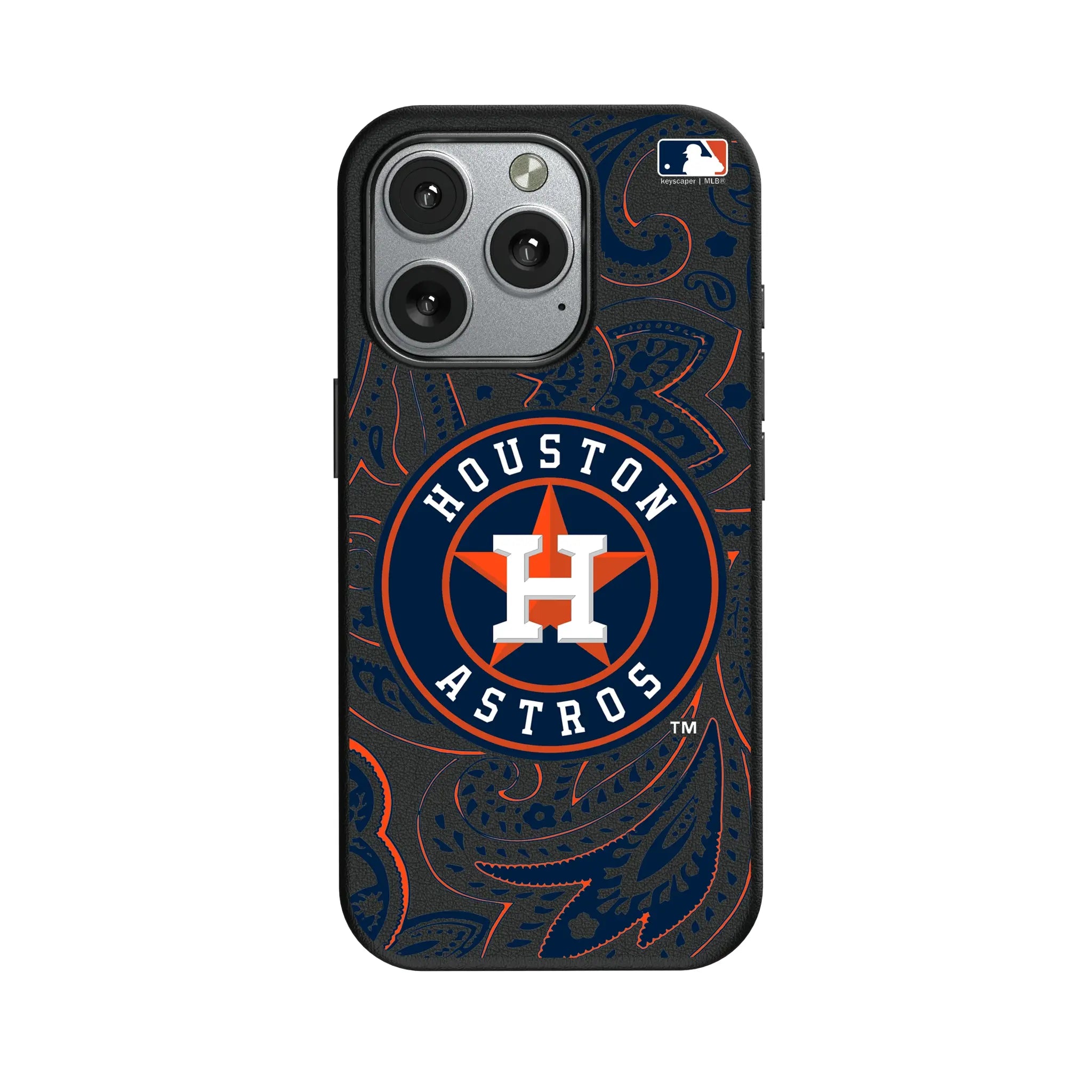 Houston Astros Paisley iPhone MagSafe Compatible Phone Case for Apple iPhone