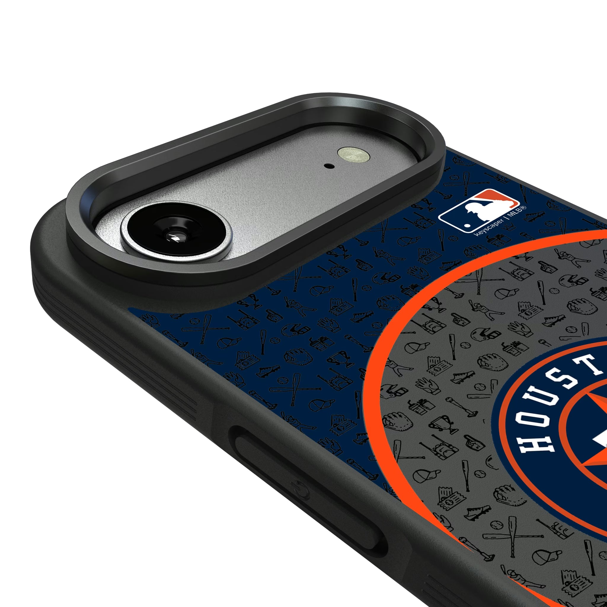 Houston Astros Personalized Circle iPhone Bump Phone Case for Apple iPhone - Detail#Device_iPhone Air