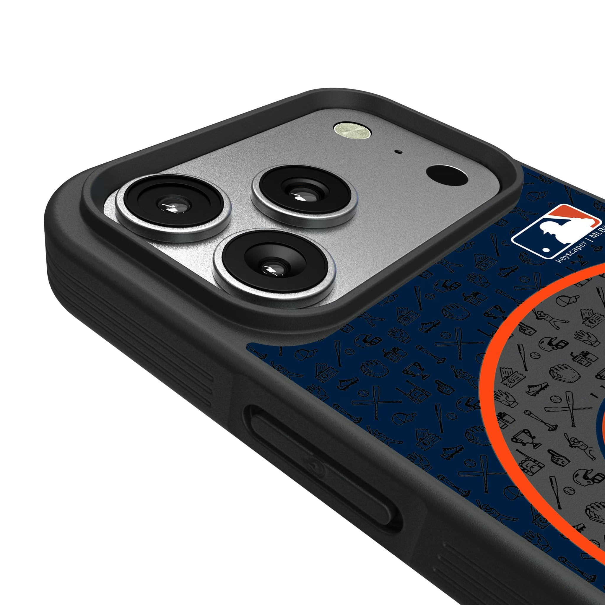 Houston Astros Personalized Circle iPhone Bump Phone Case for Apple iPhone - Detail#Device_iPhone 17 Pro