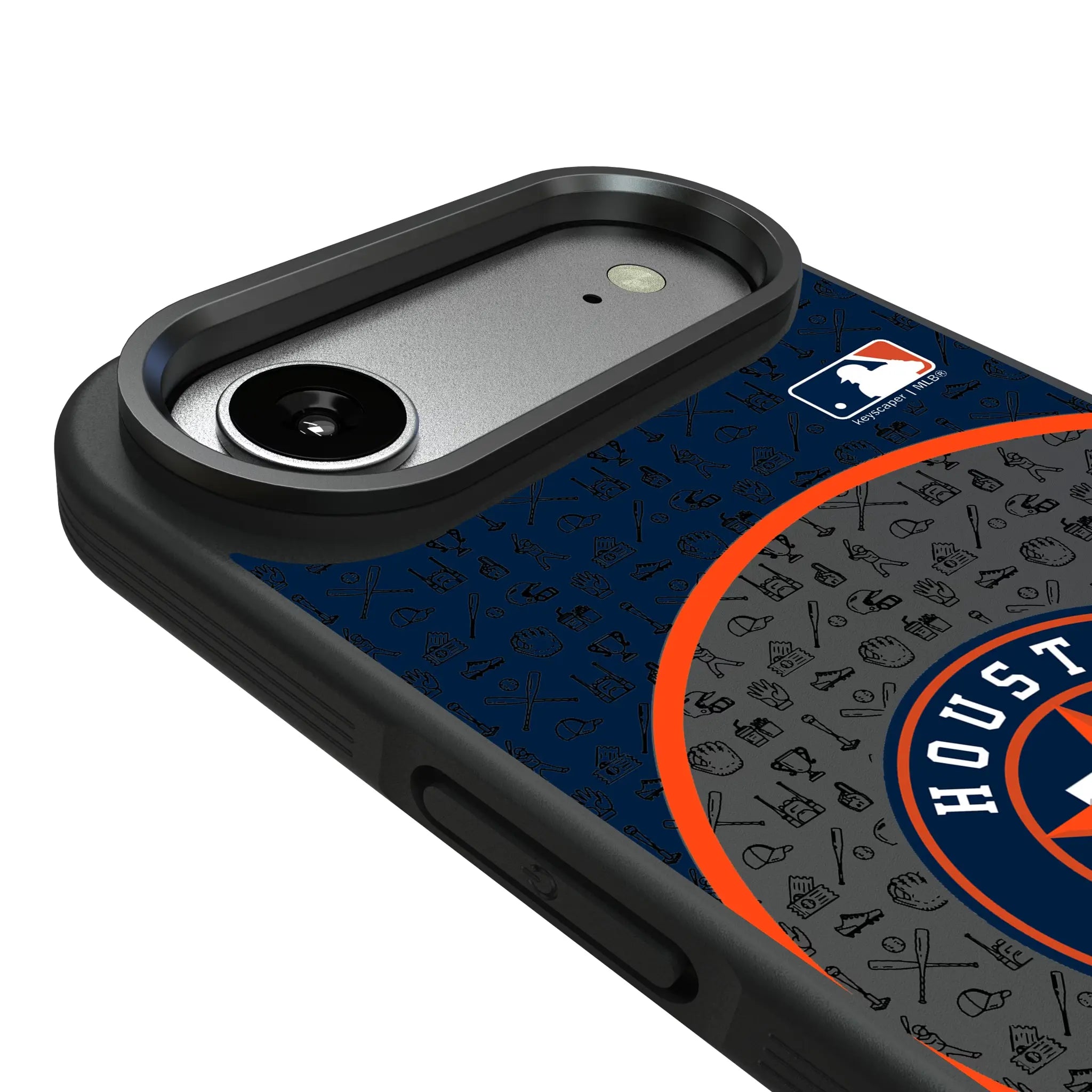 Houston Astros Personalized Circle iPhone Bump Phone Case for Apple iPhone - Detail#Device_iPhone Air