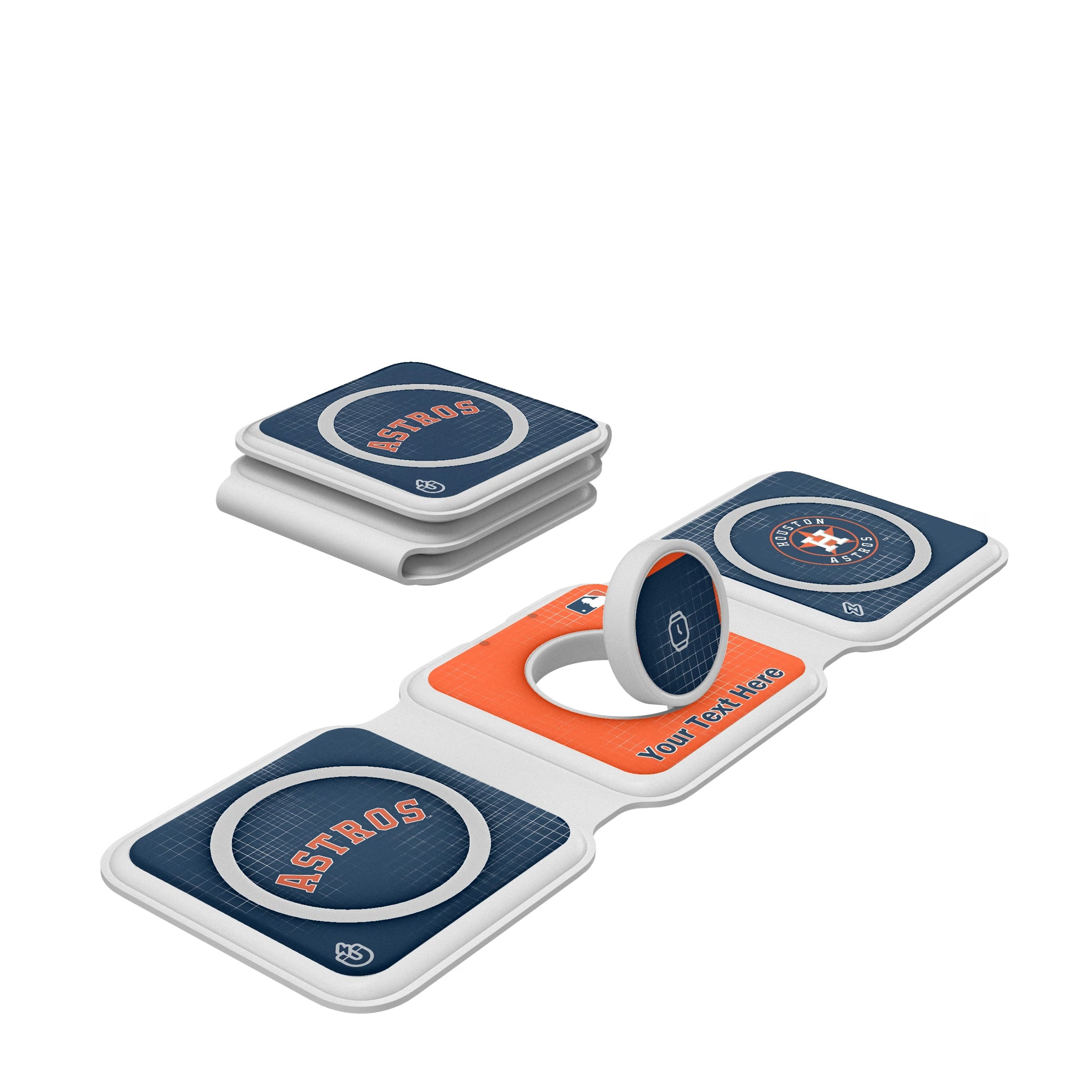 Houston Astros Personalized Hatch Foldable 3 in 1 Charger
