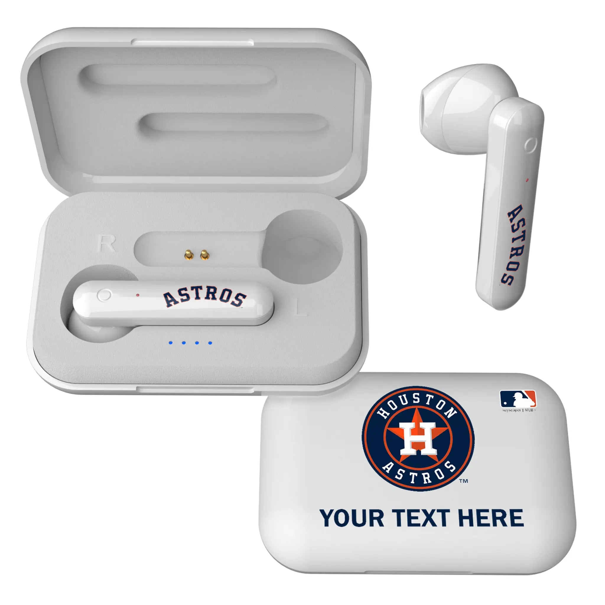 Houston Astros Personalized Insignia Wireless TWS Earbuds