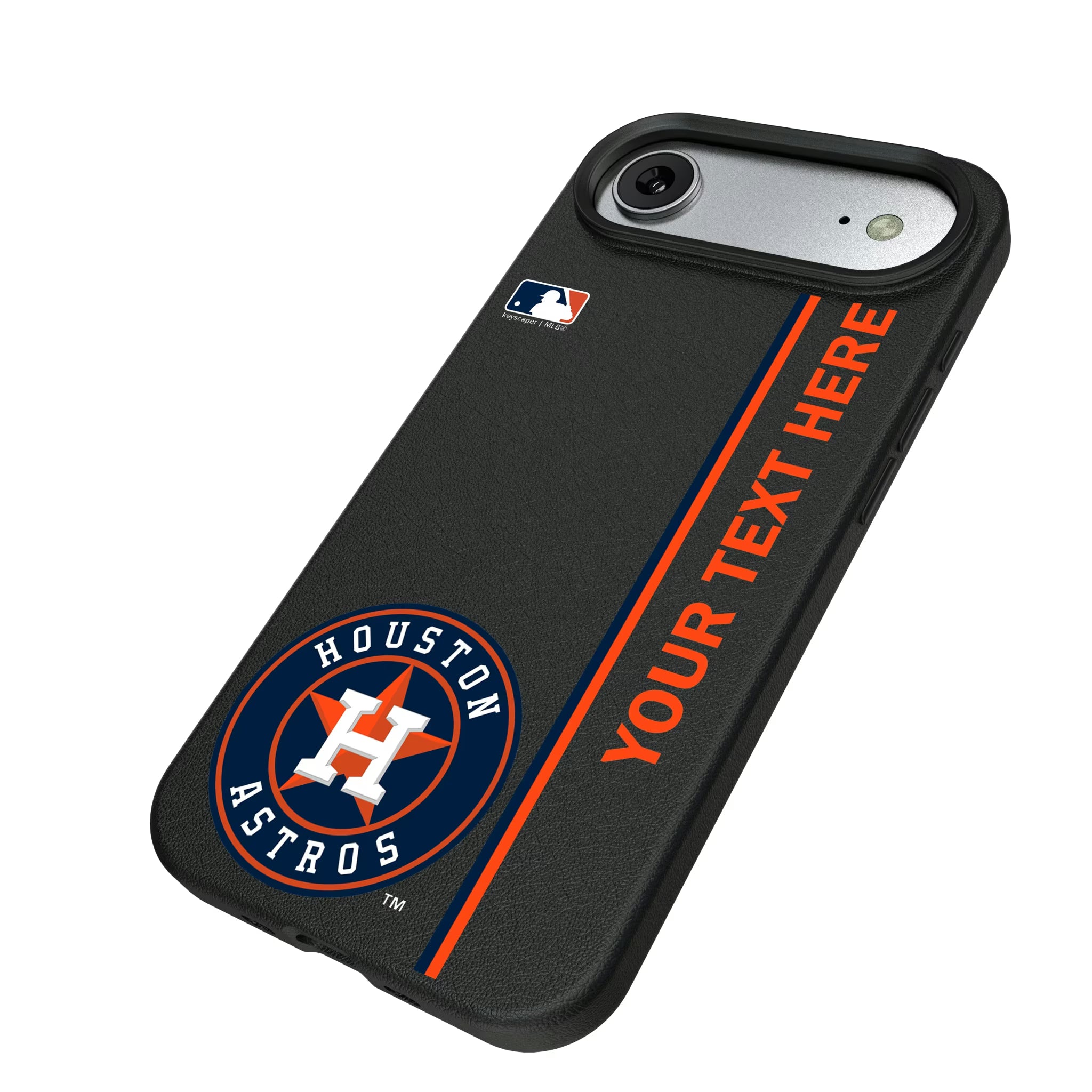 Houston Astros Personalized Sidebard iPhone MagSafe Compatible Phone Case for Apple iPhone - Isometric View#Device_iPhone Air