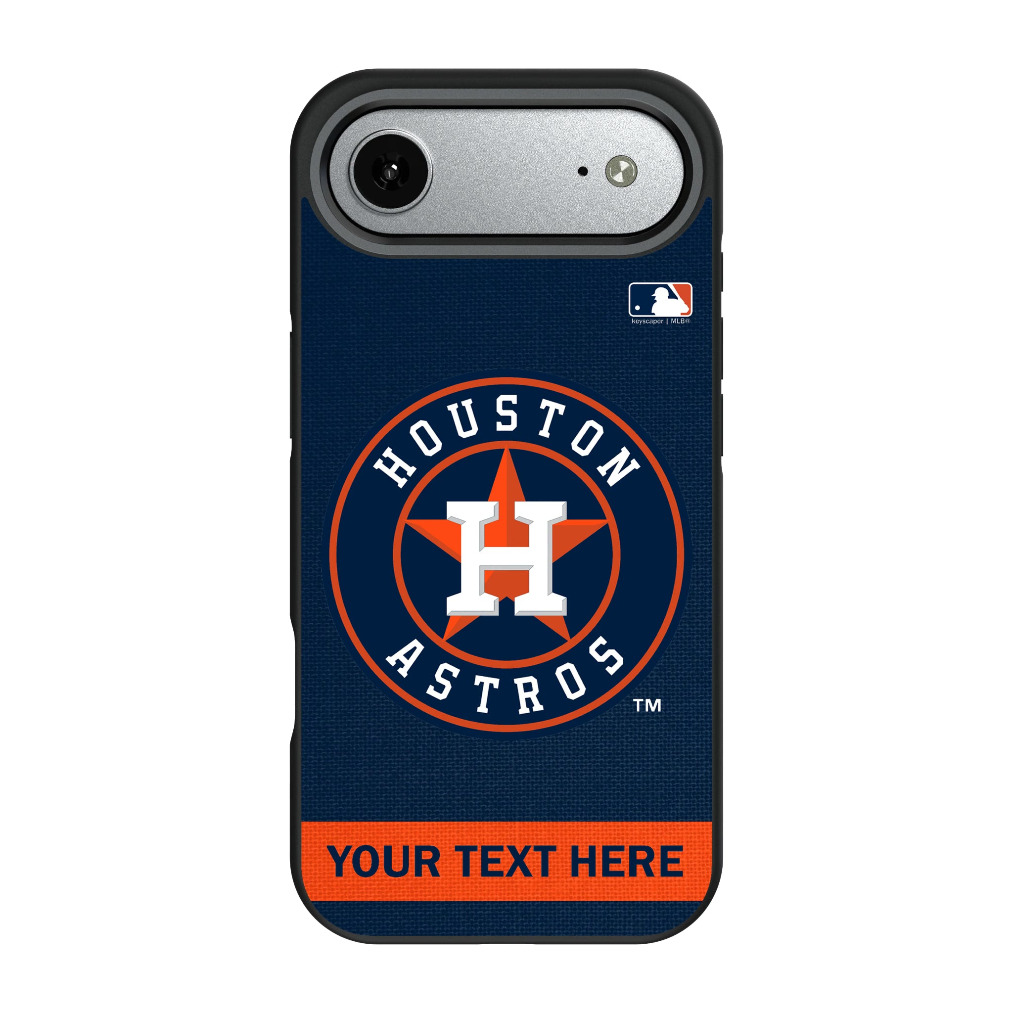 Houston Astros Personalized Stripe iPhone Bump Phone Case for Apple iPhone#Device_iPhone Air