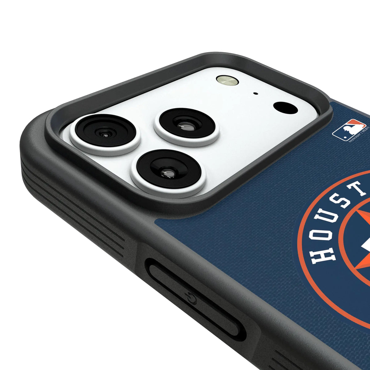 Houston Astros Personalized Stripe iPhone Bump Phone Case for Apple iPhone - Detail#Device_iPhone 18 Pro Max