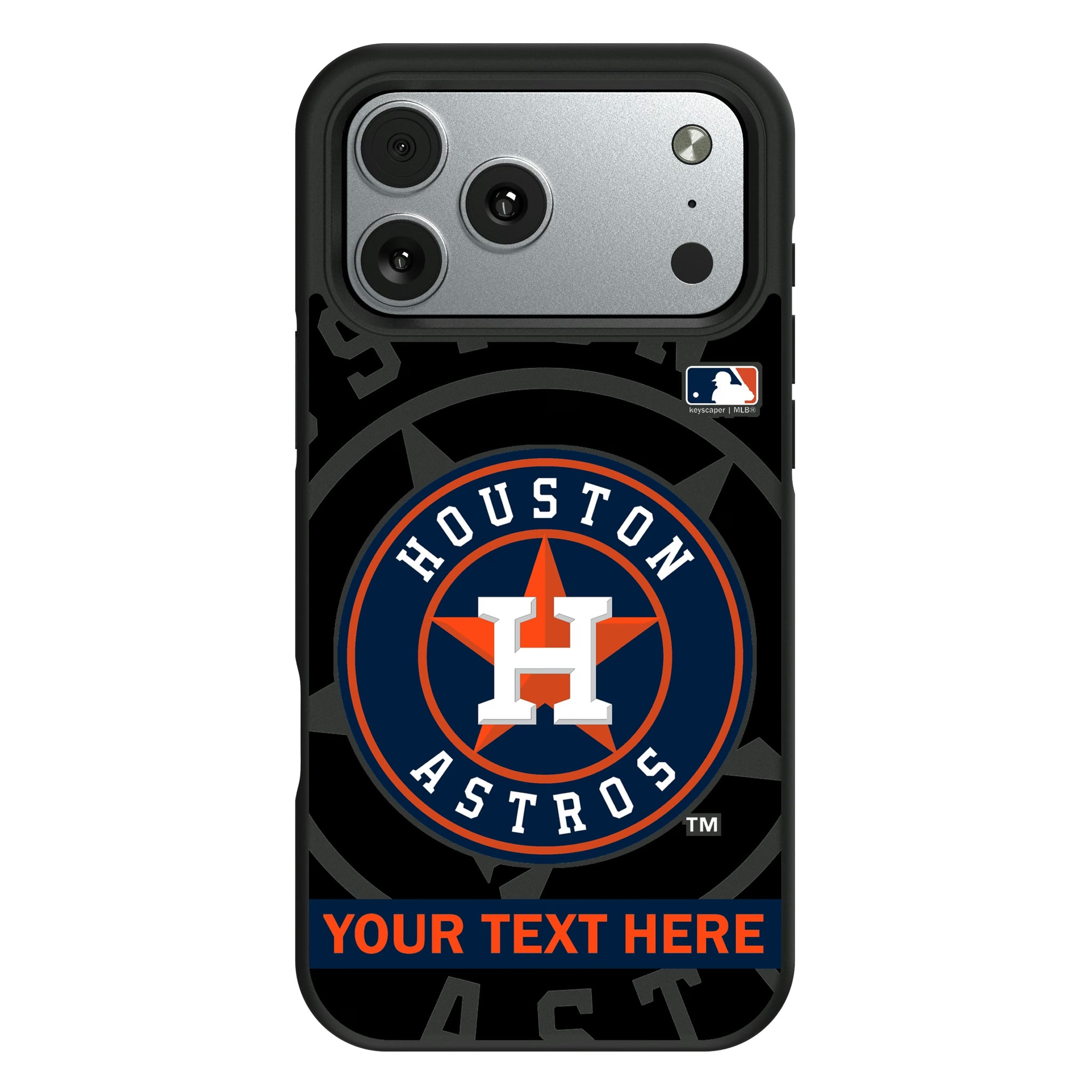 Houston Astros Personalized Tilt iPhone Bump Phone Case for Apple iPhone#Device_iPhone 17 Pro Max