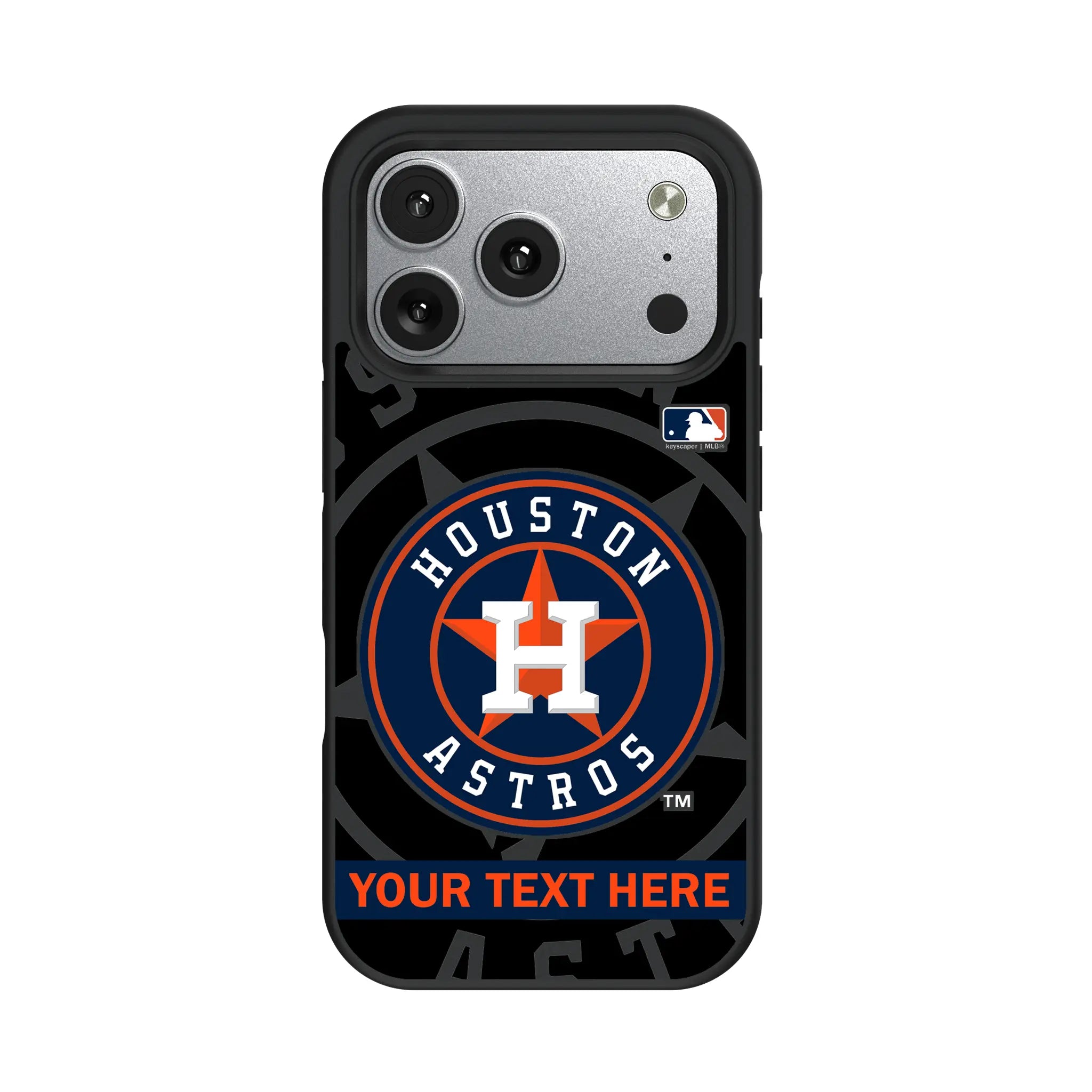 Houston Astros Personalized Tilt iPhone Bump Phone Case for Apple iPhone#Device_iPhone 17 Pro