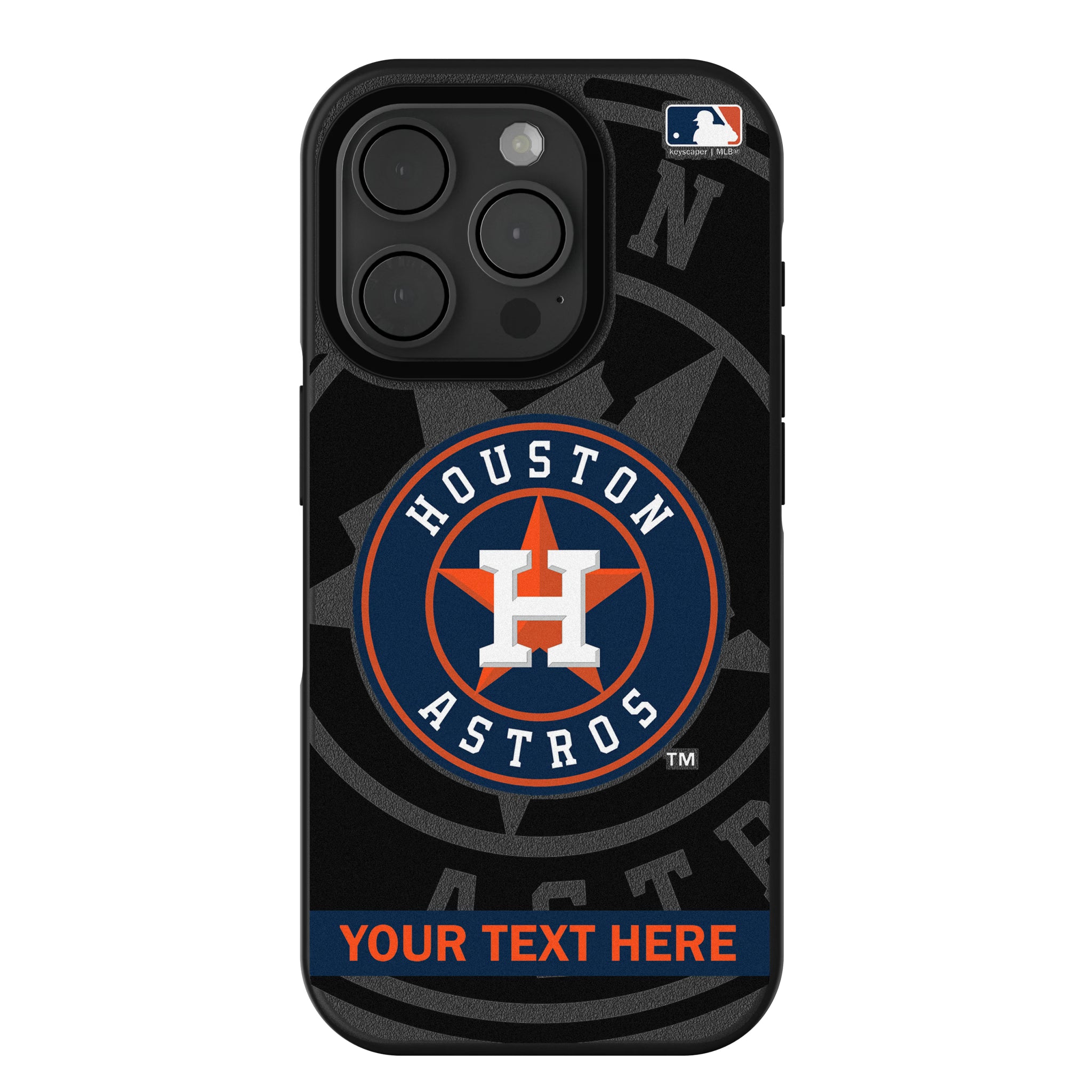 Houston Astros Personalized Tilt iPhone Bump Phone Case for Apple iPhone