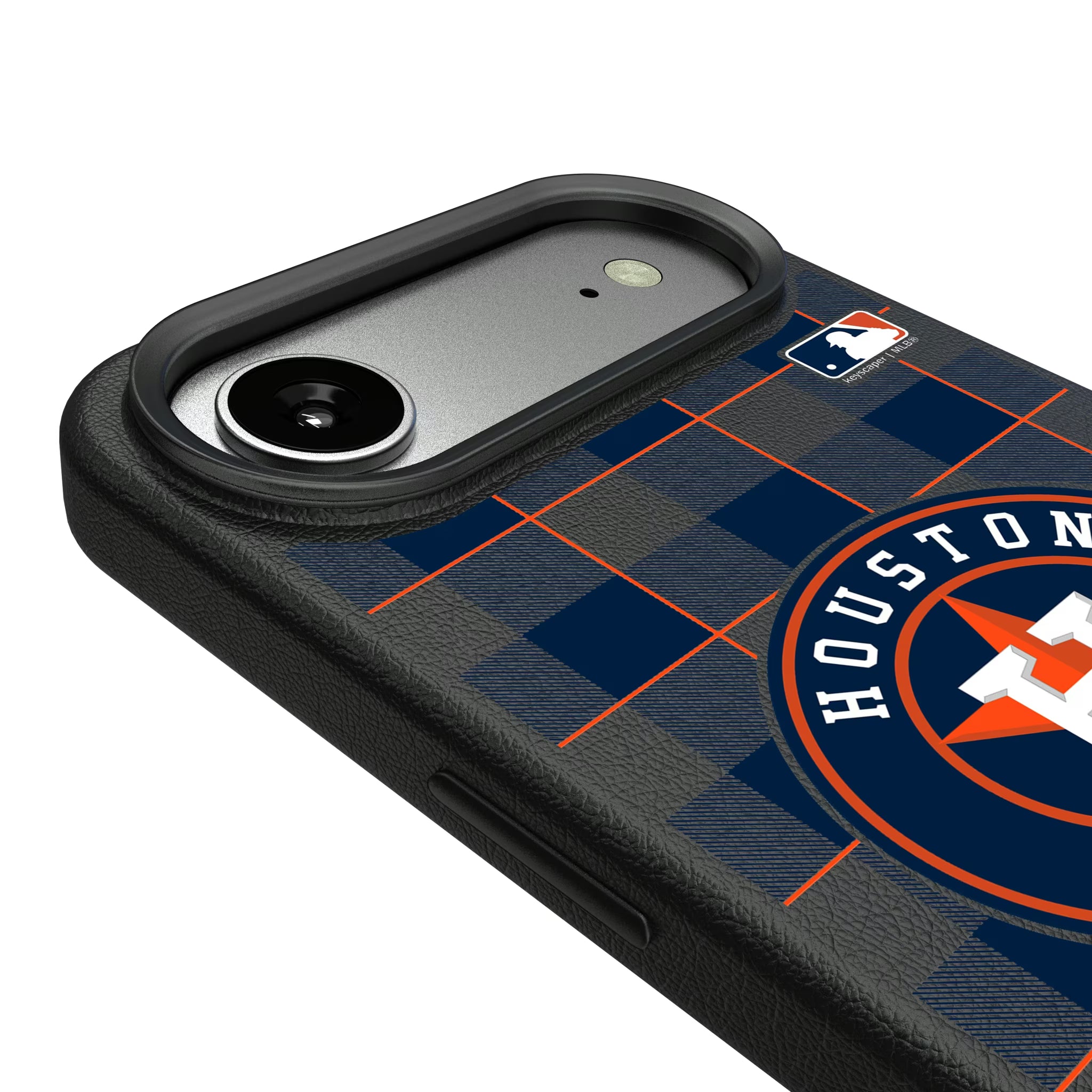 Houston Astros Plaid iPhone MagSafe Compatible Phone Case for Apple iPhone - Detail#Device_iPhone Air