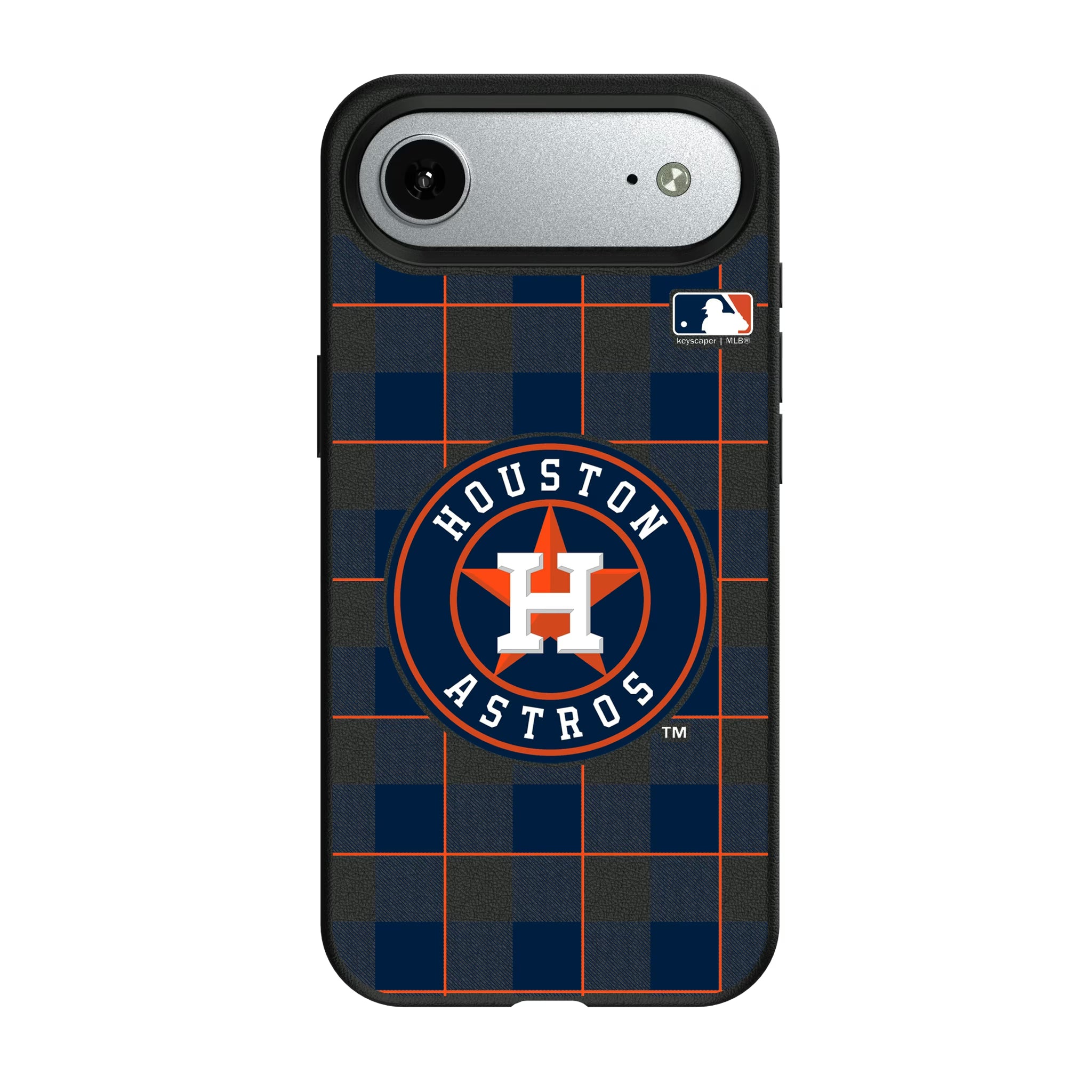 Houston Astros Plaid iPhone MagSafe Compatible Phone Case for Apple iPhone#Device_iPhone Air
