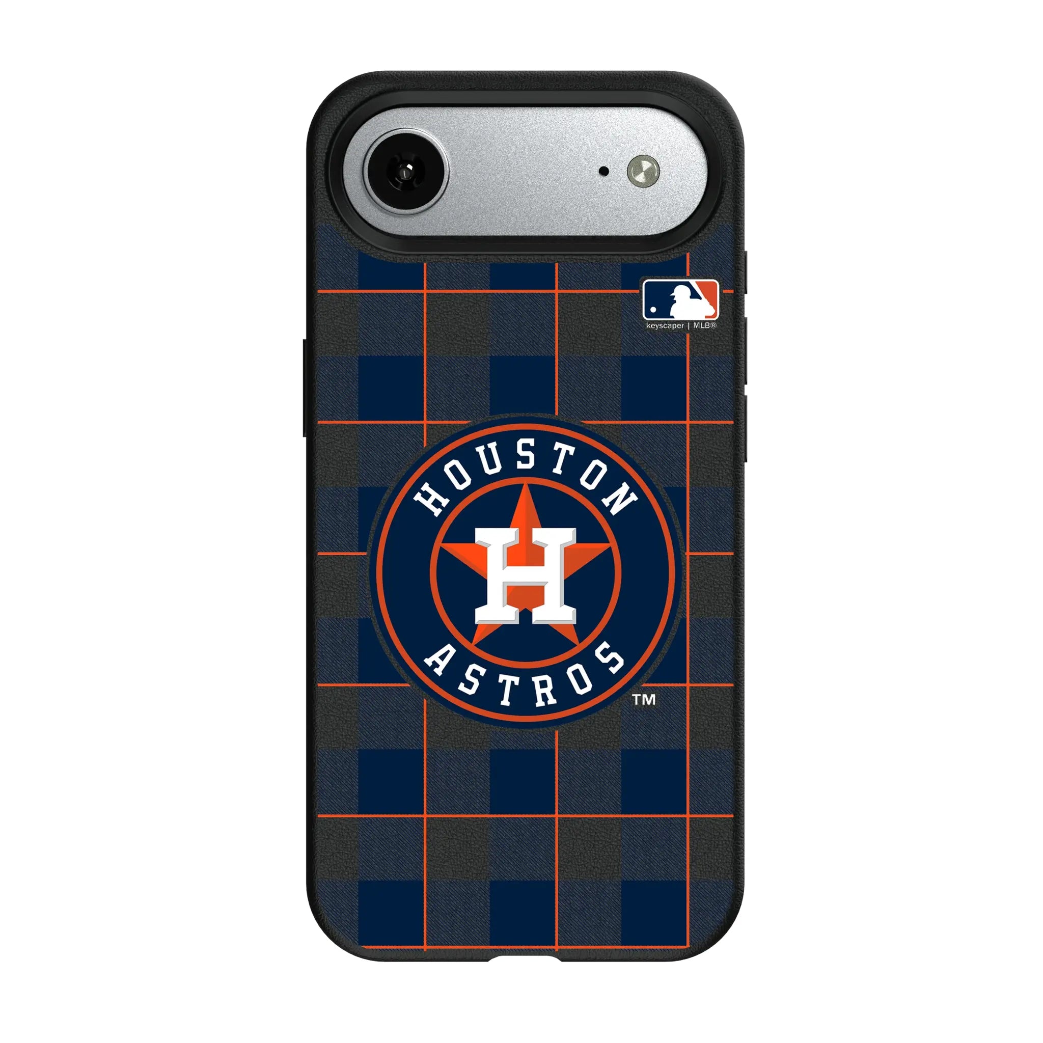 Houston Astros Plaid iPhone MagSafe Compatible Phone Case for Apple iPhone#Device_iPhone Air