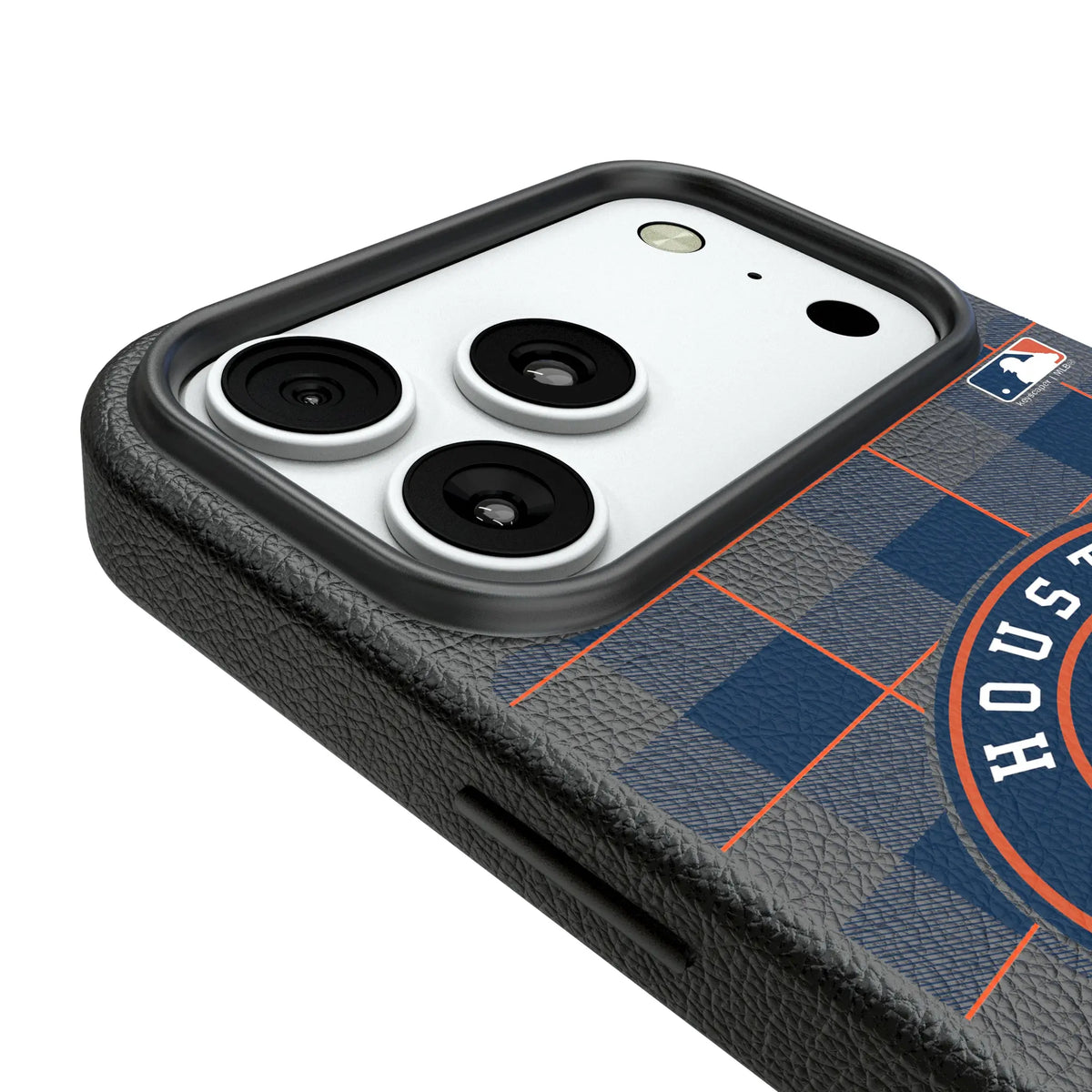 Houston Astros Plaid iPhone MagSafe Compatible Phone Case for Apple iPhone - Detail#Device_iPhone 18 Pro Max