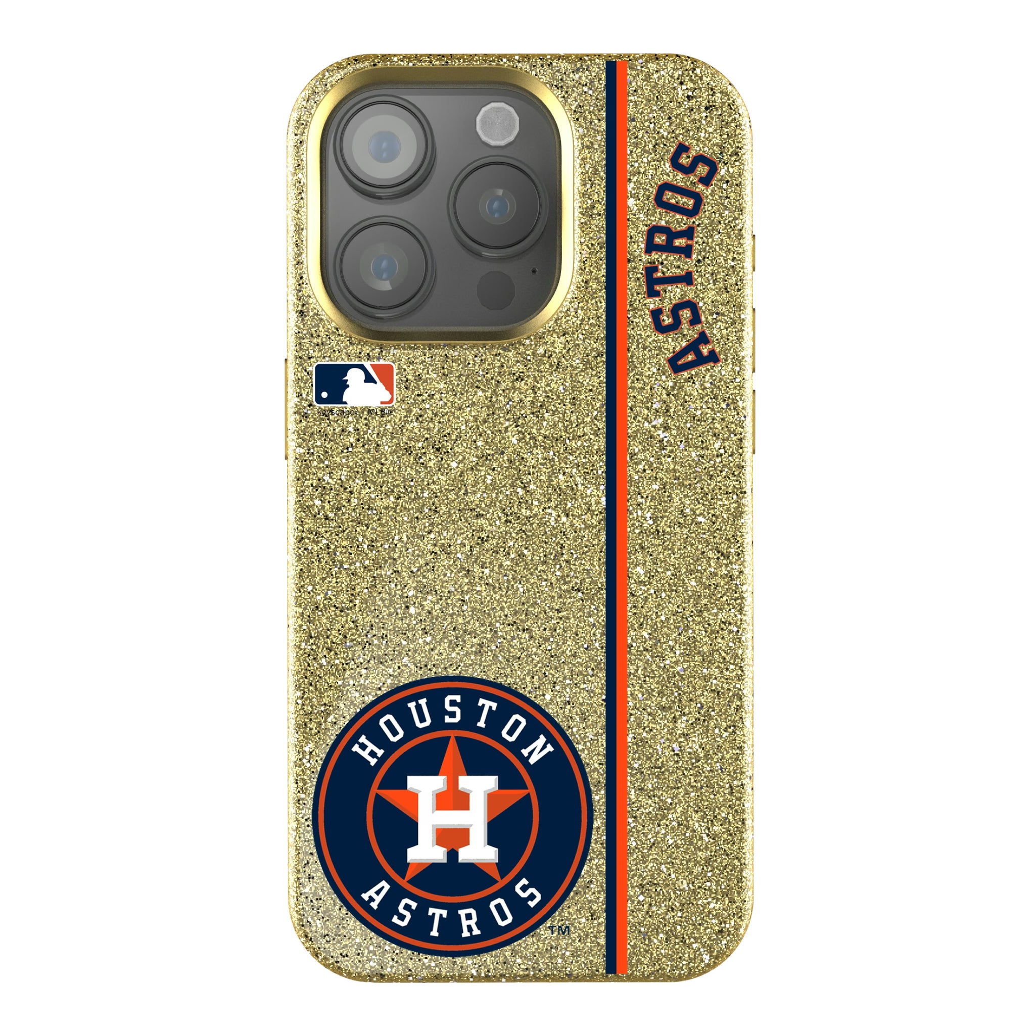 Houston Astros Sidebar iPhone Bling Phone Case for Apple iPhone