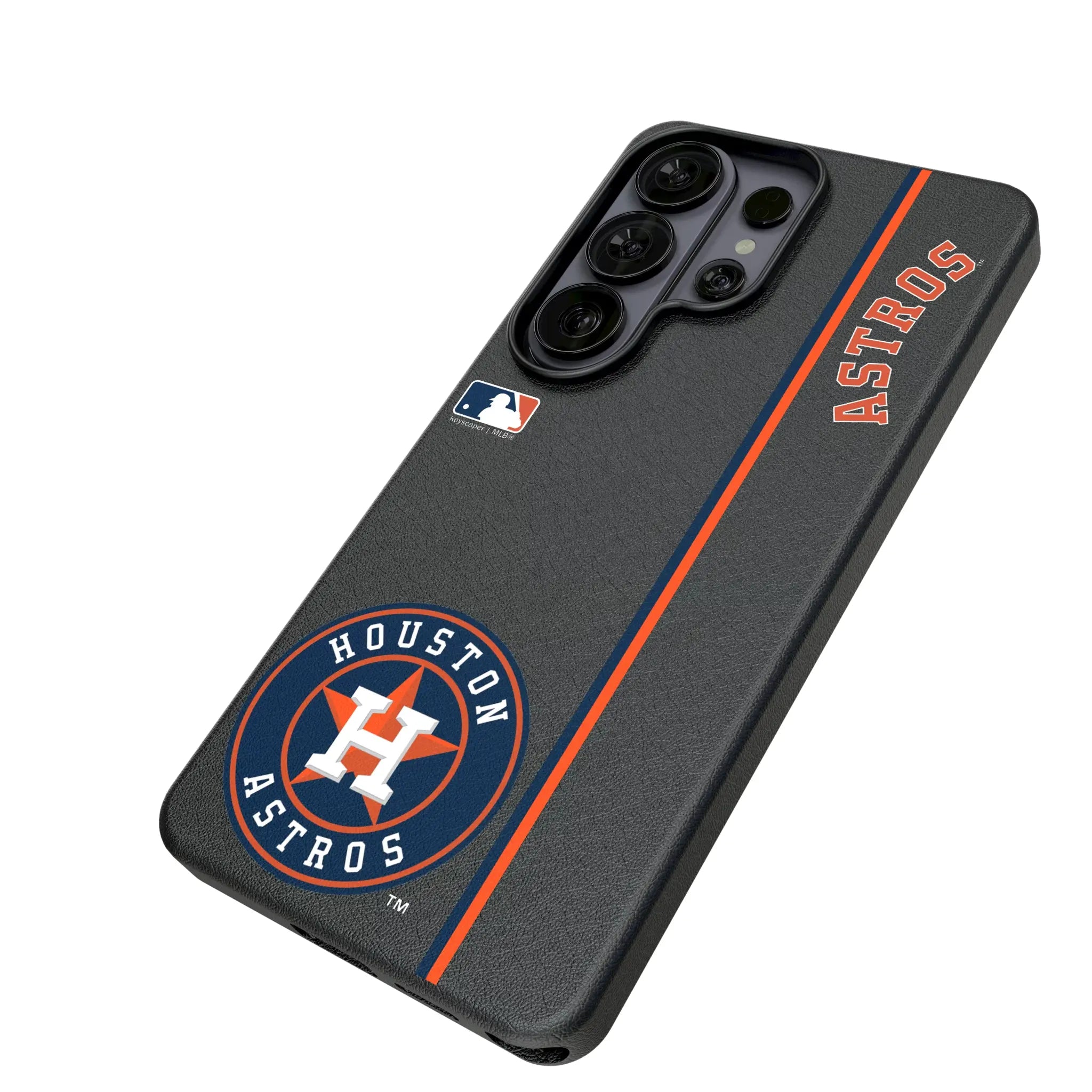Houston Astros Sidebar Galaxy MagSafe Compatible Phone Case for Samsung Galaxy - Isometric View#Device_Galaxy S26 Ultra