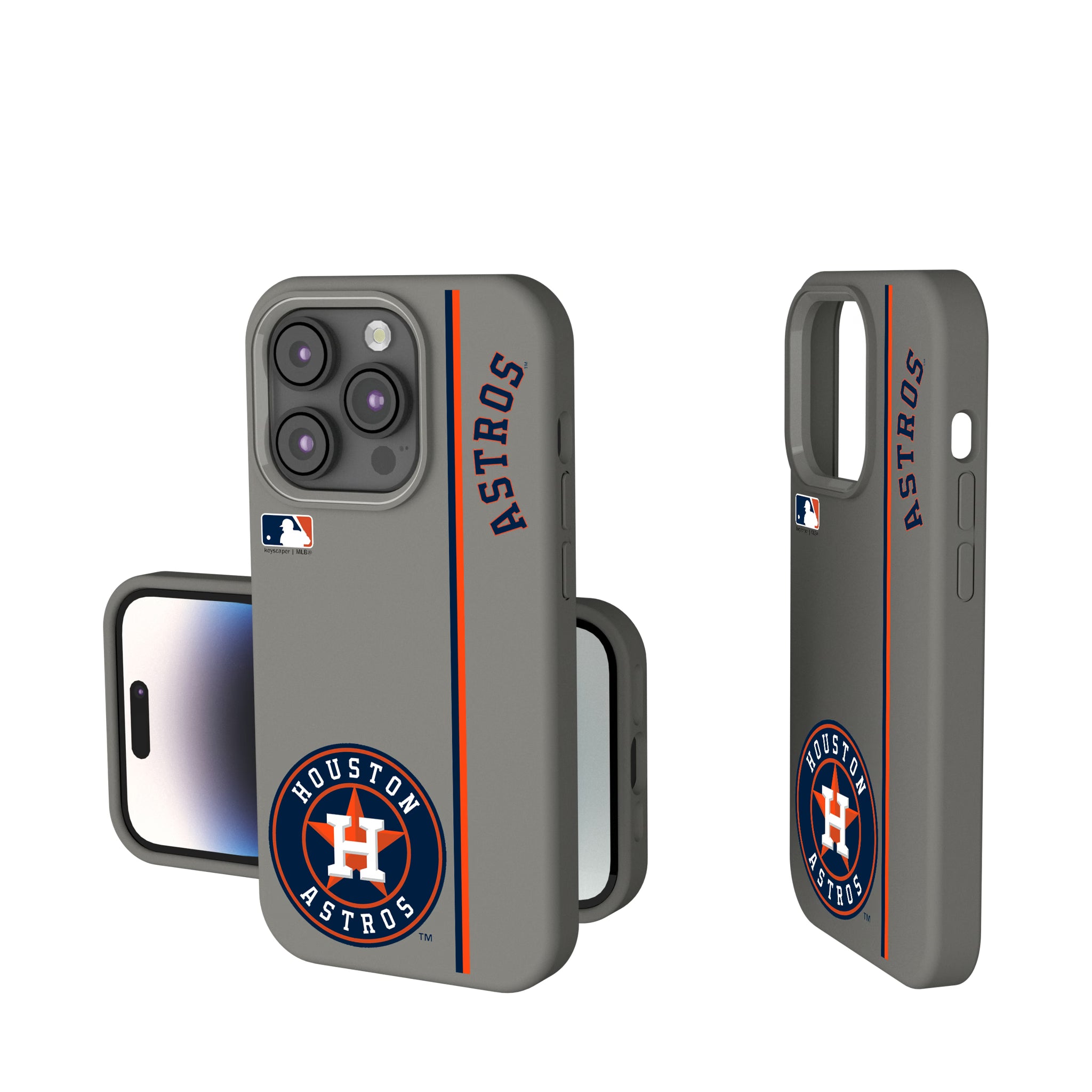 Houston Astros Sidebar iPhone Soft Touch Phone Case for Apple iPhone