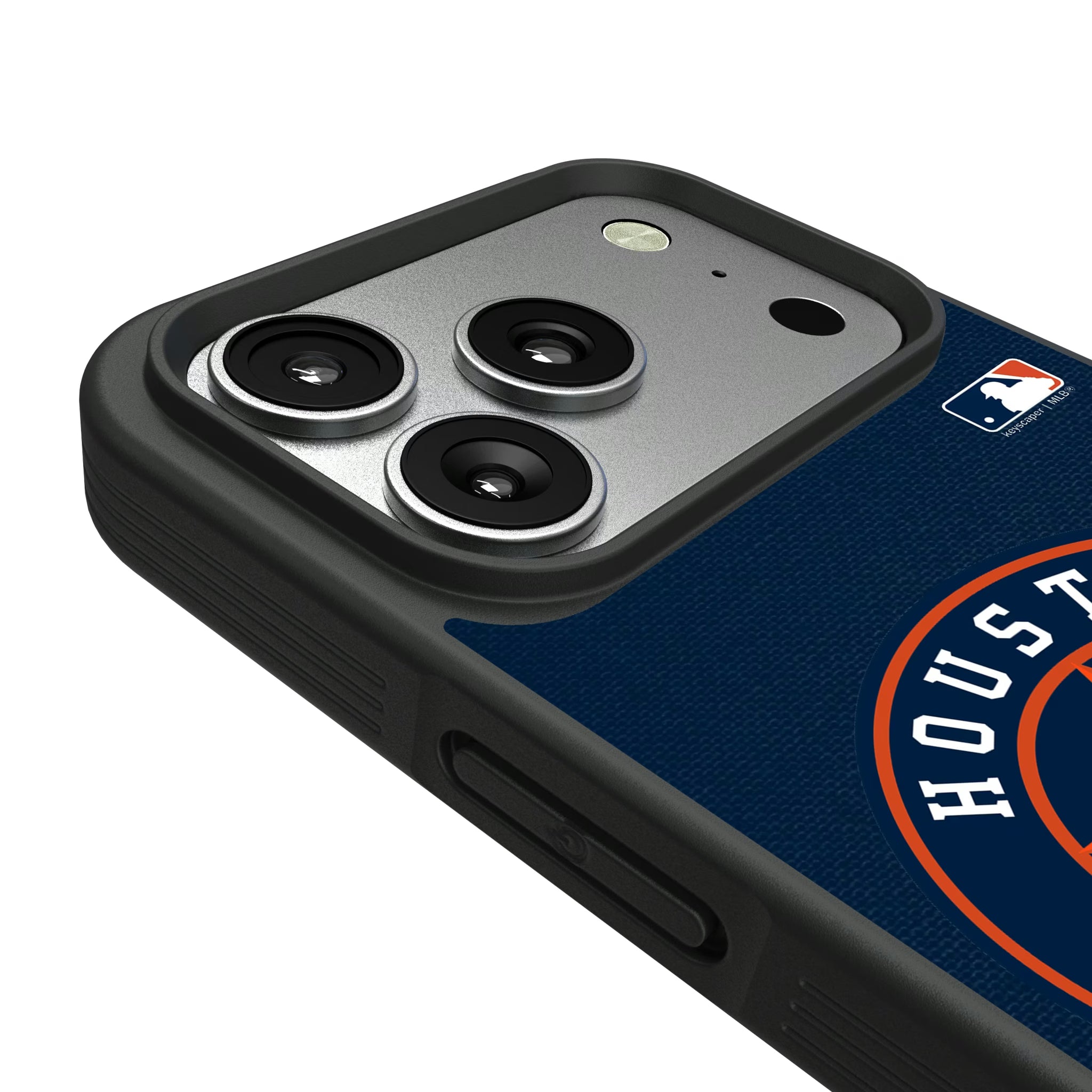 Houston Astros Solid iPhone Bump Phone Case for Apple iPhone - Detail#Device_iPhone 17 Pro