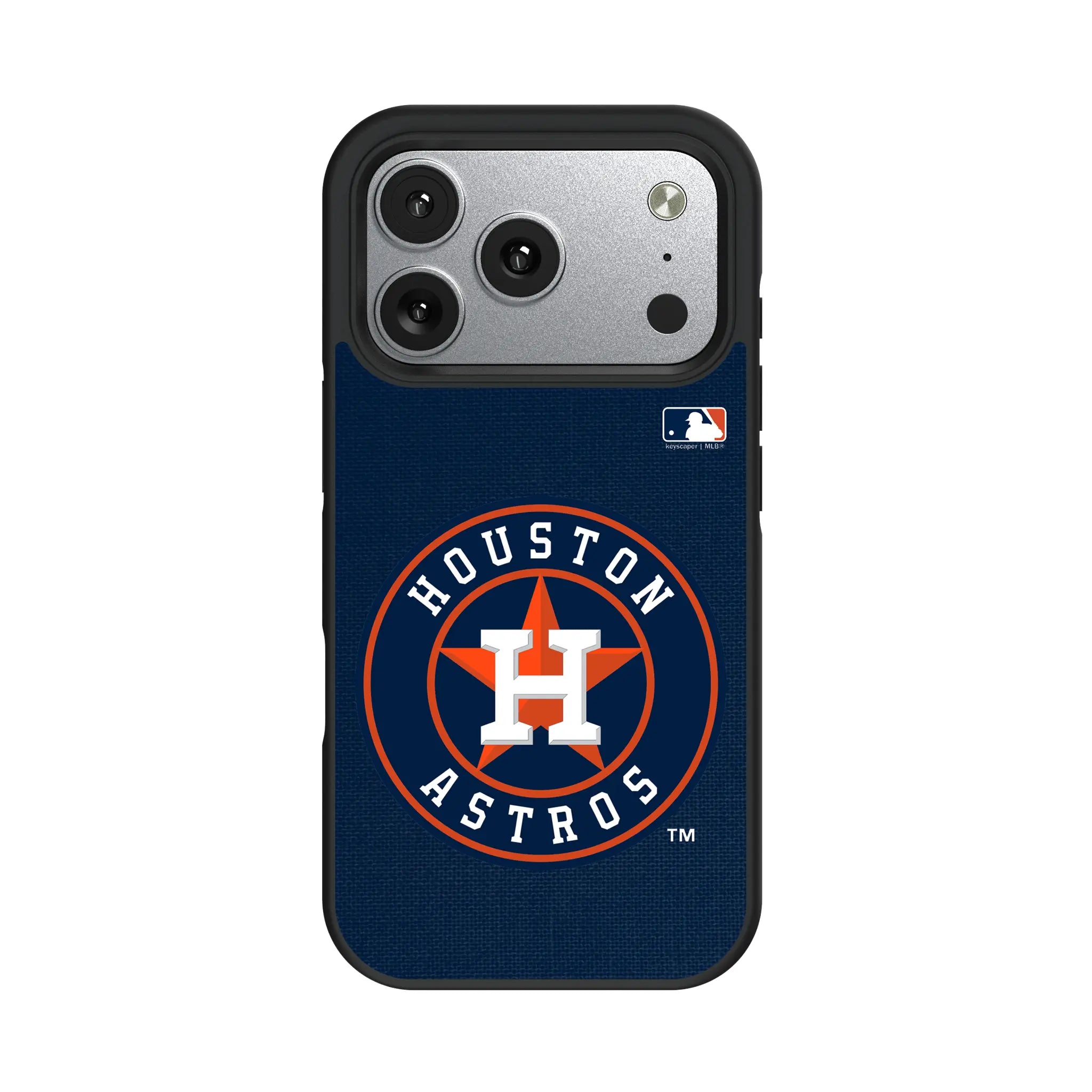 Houston Astros Solid iPhone Bump Phone Case for Apple iPhone#Device_iPhone 17 Pro