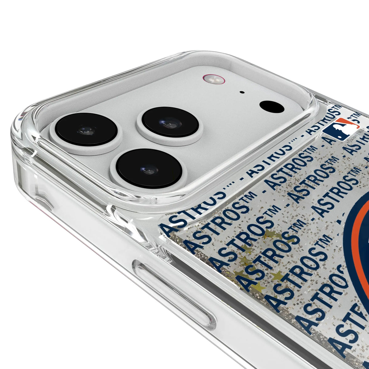 Houston Astros Text Backdrop iPhone Glitter Phone Case for Apple iPhone - Detail#Device_iPhone 18 Pro Max