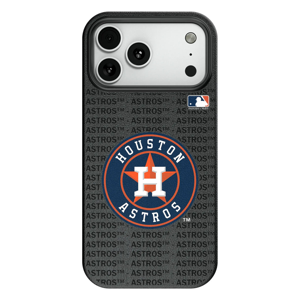 Houston Astros Text Backdrop MagSafe Compatible Phone Case for Apple iPhone