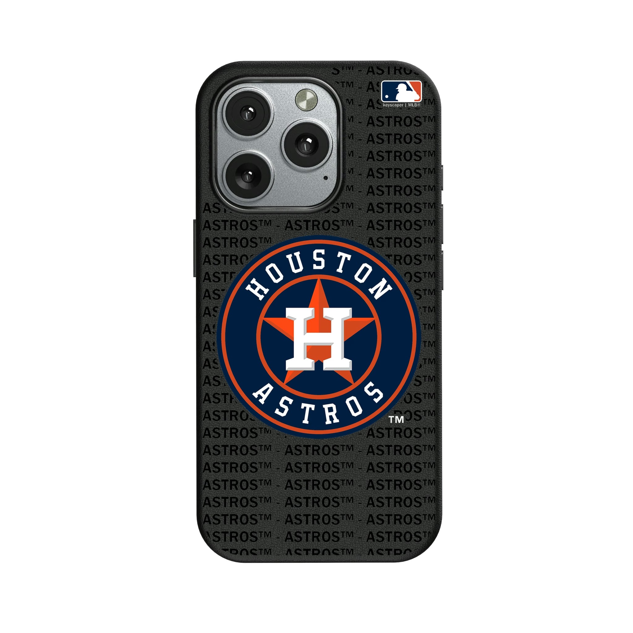 Houston Astros Text Backdrop iPhone MagSafe Compatible Phone Case for Apple iPhone
