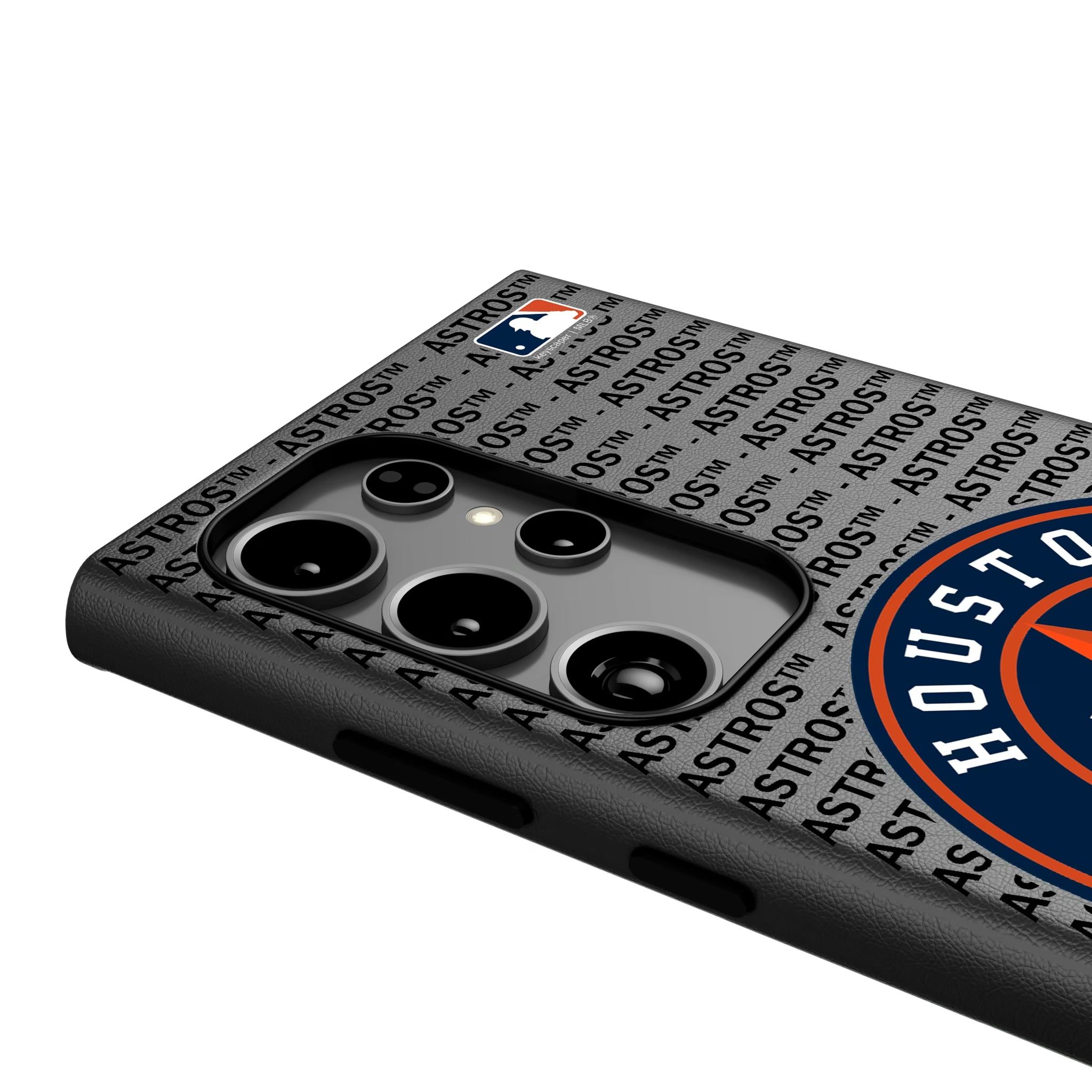 Houston Astros Text Backdrop Galaxy MagSafe Compatible Phone Case for Samsung Galaxy - Detail