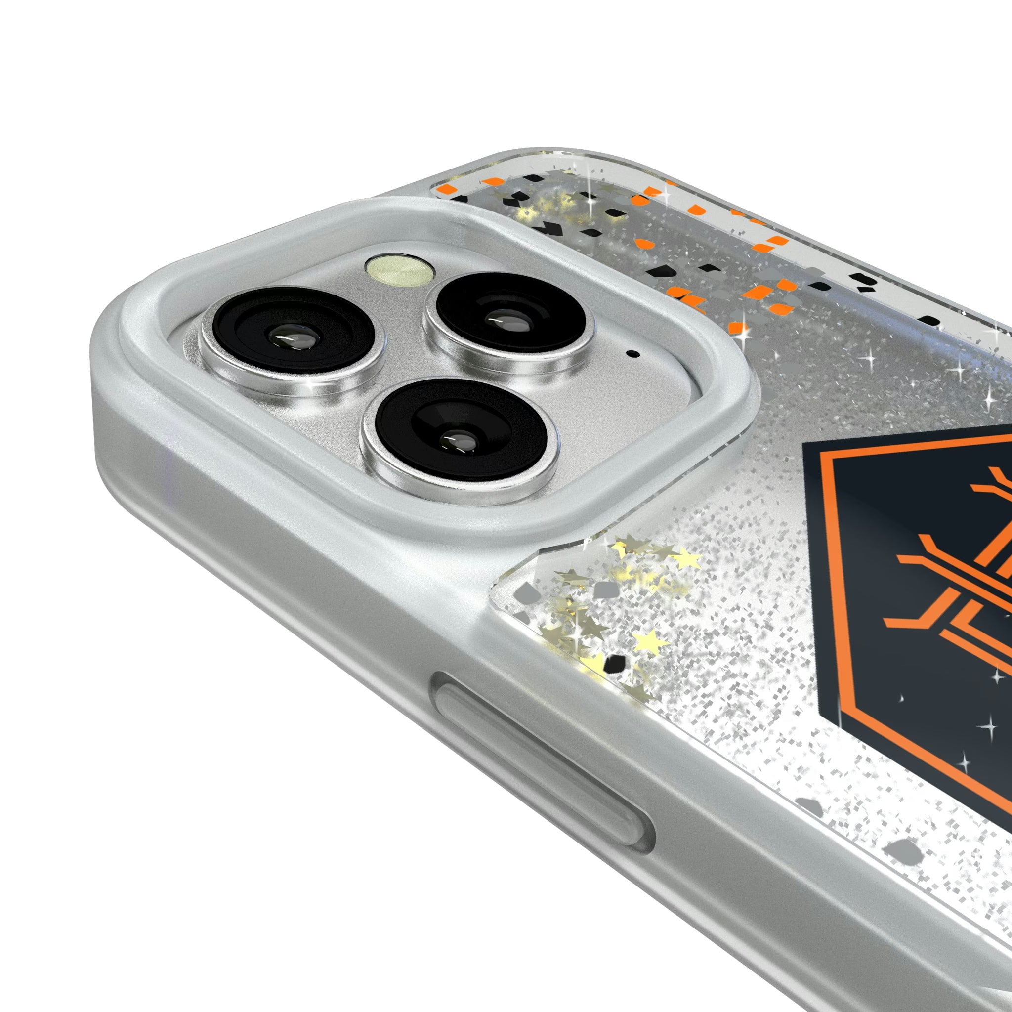 Houston Dynamo Confetti iPhone Glitter Phone Case for Apple iPhone - Detail#Device_iPhone 16 Pro