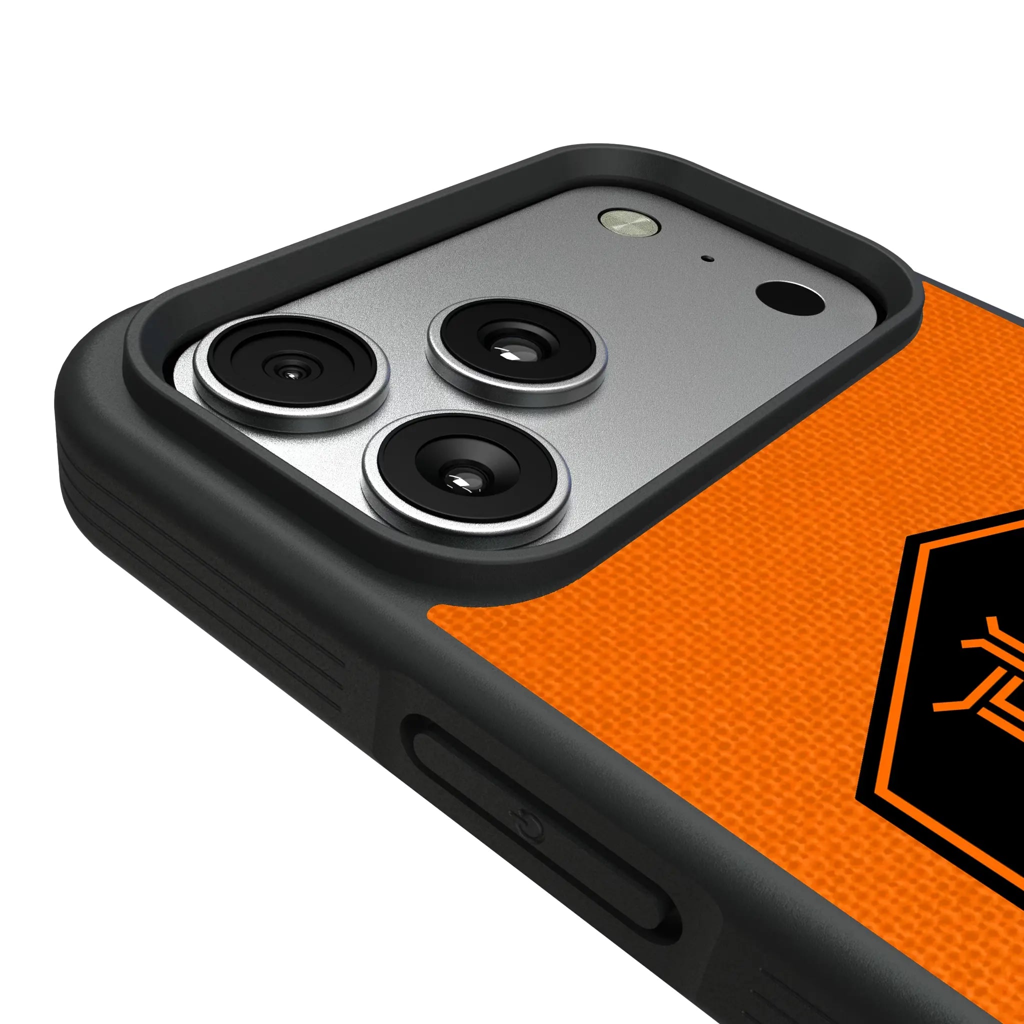Houston Dynamo Diagonal Stripe iPhone Bump Phone Case for Apple iPhone - Detail#Device_iPhone 17 Pro Max