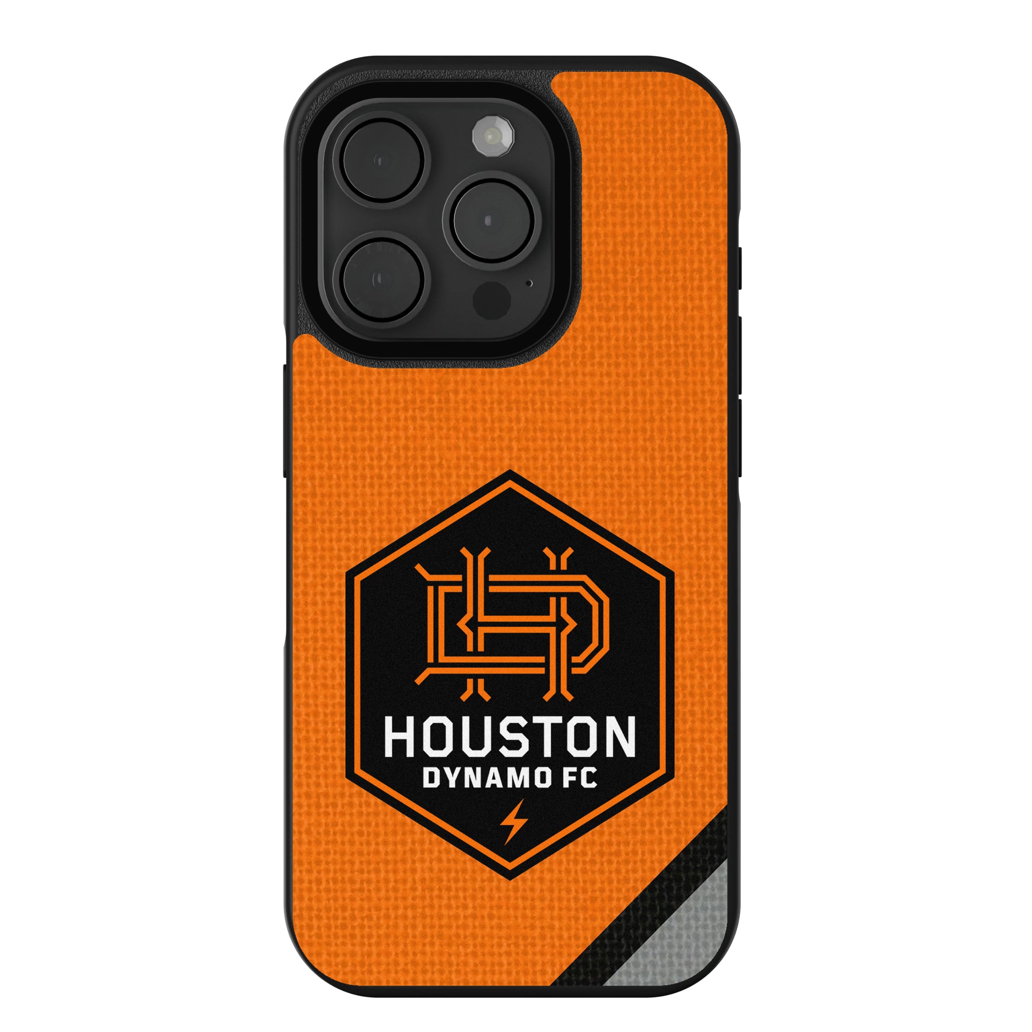 Houston Dynamo Diagonal Stripe iPhone Bump Phone Case for Apple iPhone