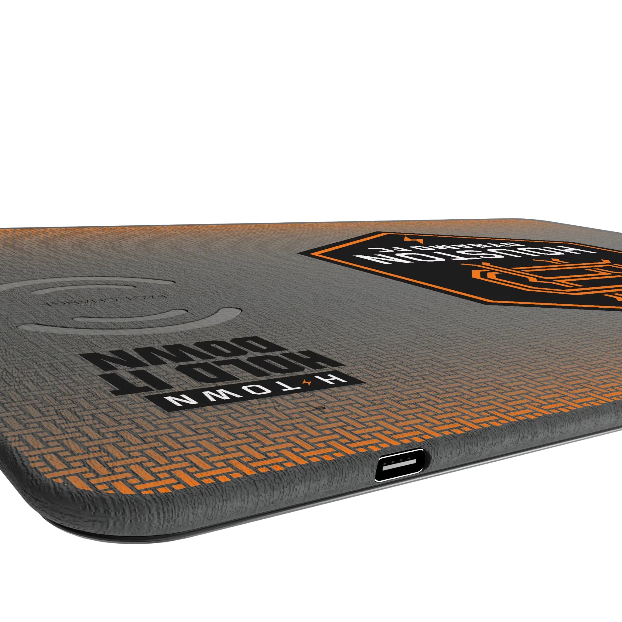 Houston Dynamo Linen 15-Watt Wireless Charger and Mouse Pad