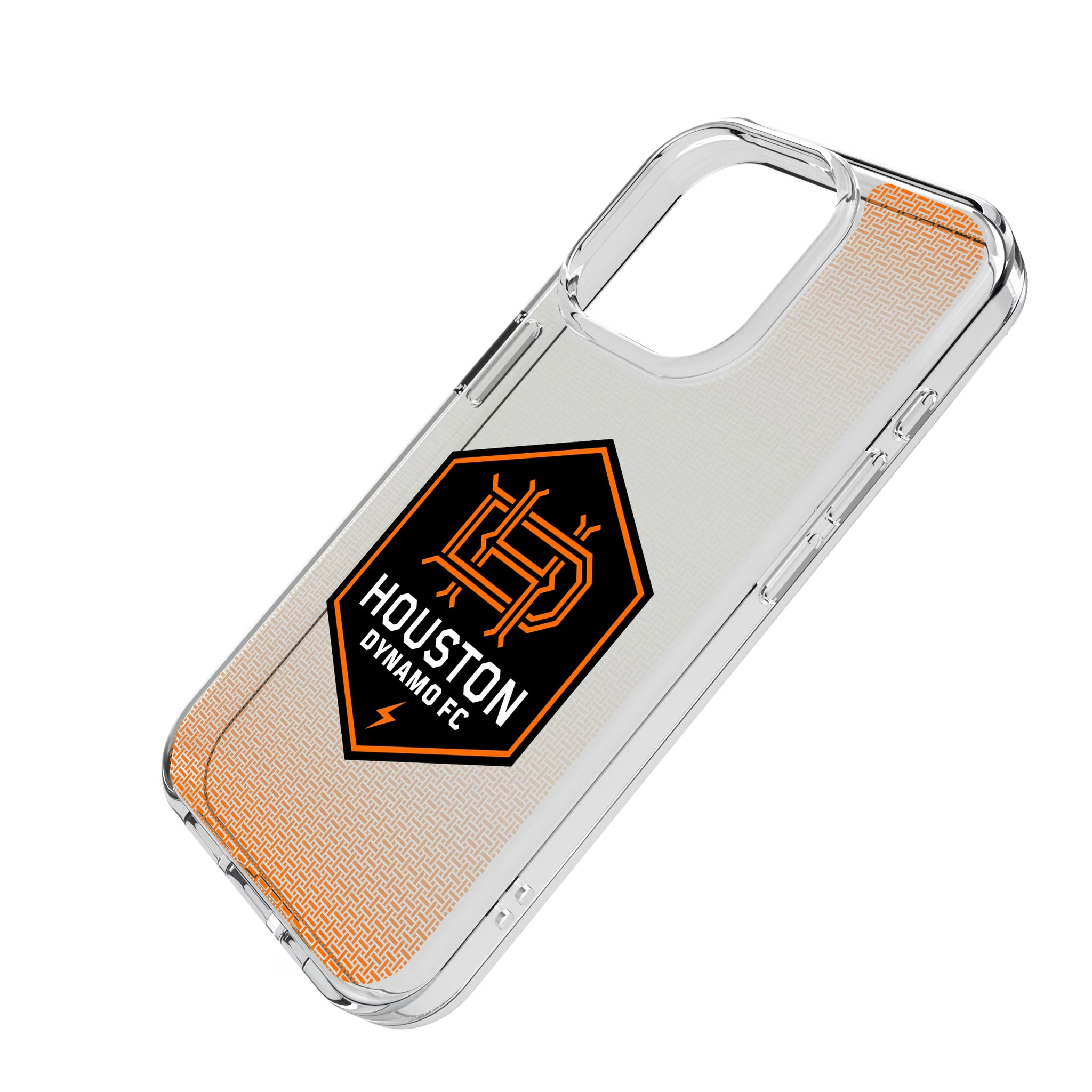 Houston Dynamo Linen iPhone Clear Phone Case for Apple iPhone - Isometric View