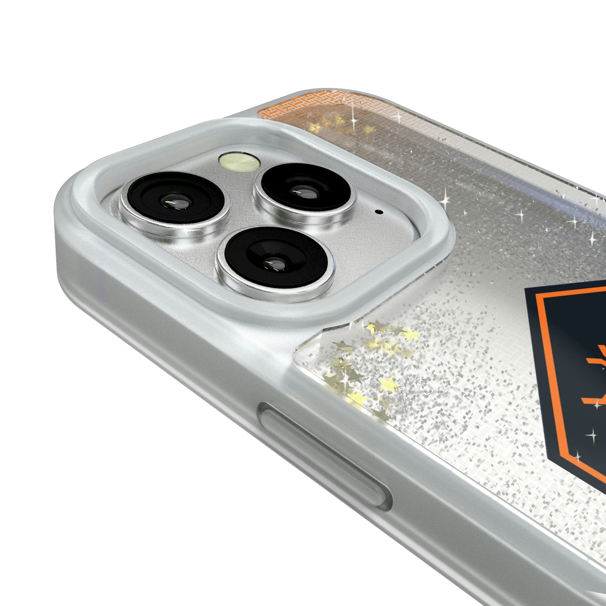 Houston Dynamo Linen iPhone Glitter Phone Case for Apple iPhone - Detail#Device_iPhone 16 Pro