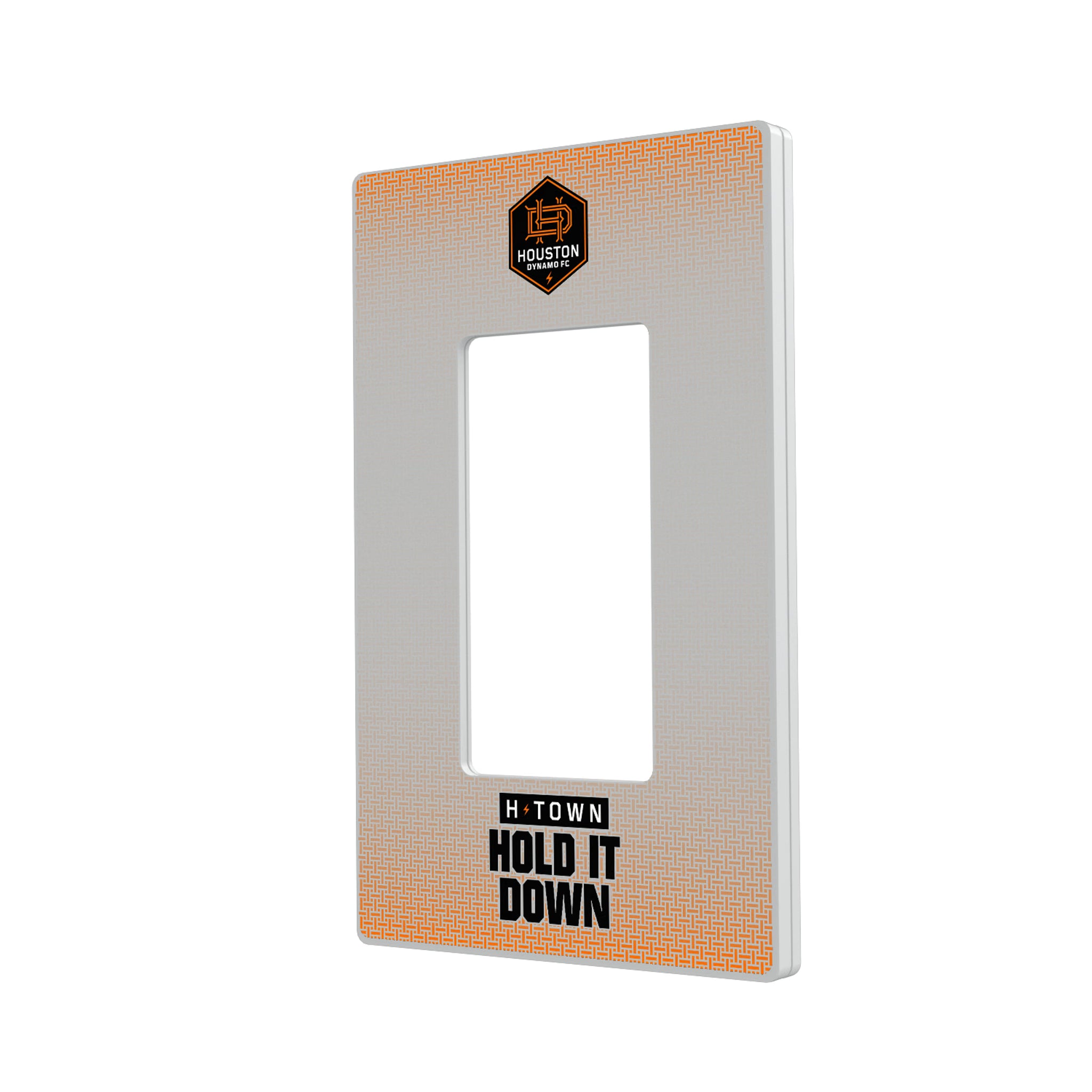 Houston Dynamo Linen Hidden-Screw Light Switch Plate#Style_Single Rocker