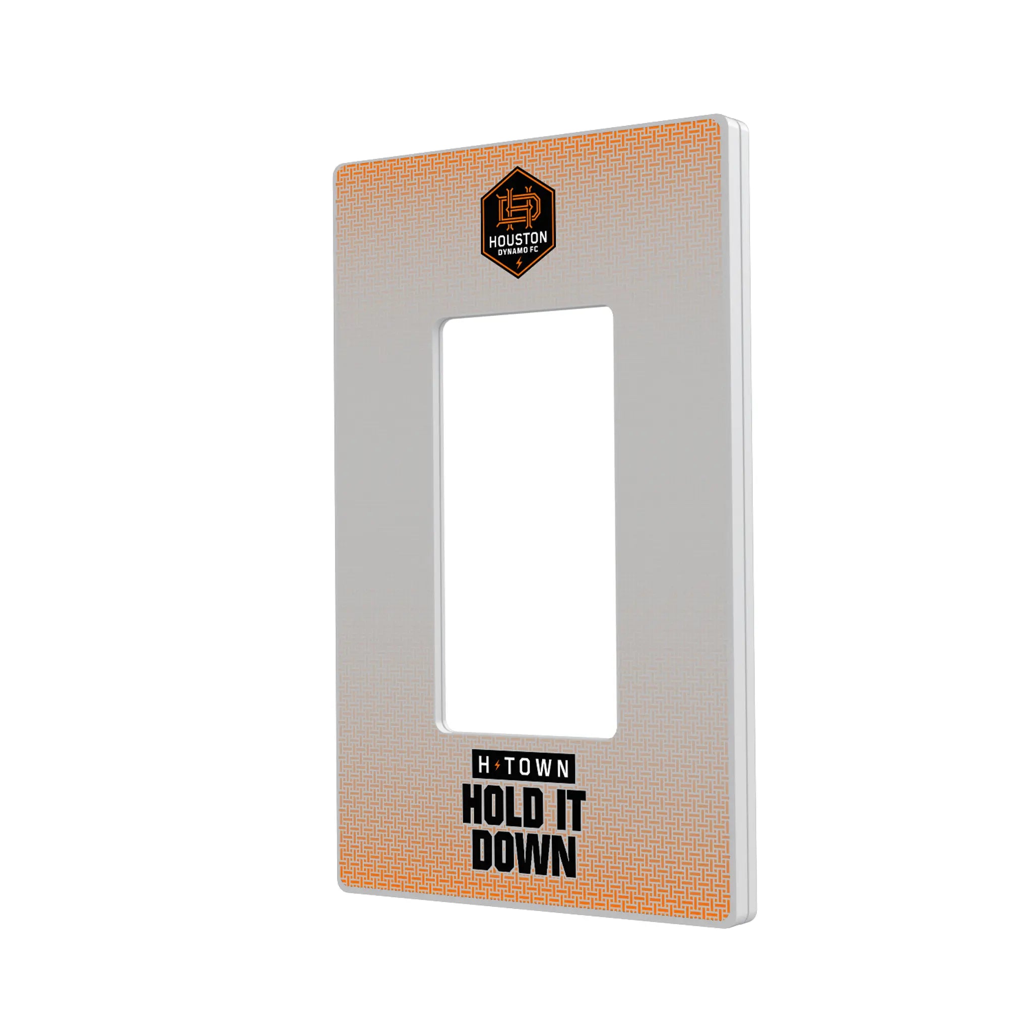 Houston Dynamo Linen Hidden-Screw Light Switch Plate#Style_Single Rocker