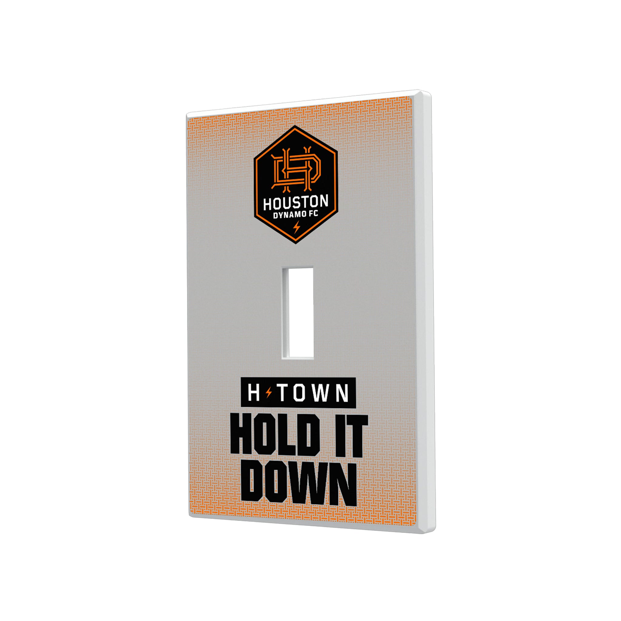 Houston Dynamo Linen Hidden-Screw Light Switch Plate#Style_Single Toggle