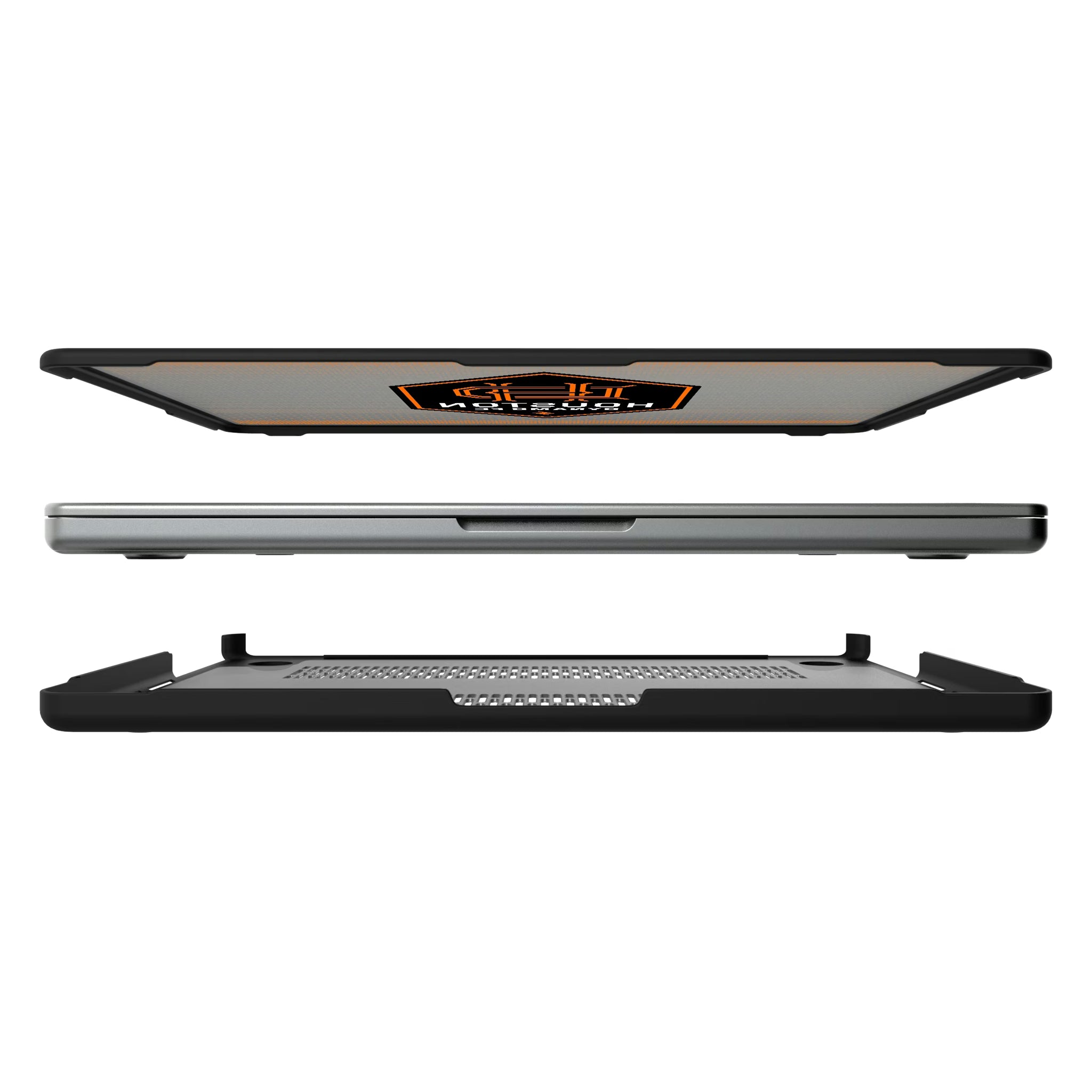 Houston Dynamo Linen MacBook Laptop Case for Apple MacBook#Device_MacBook Pro (14-inch, 2021) / MacBook Pro (14-inch, 2023) / MacBook Pro (14-inch, 2024)