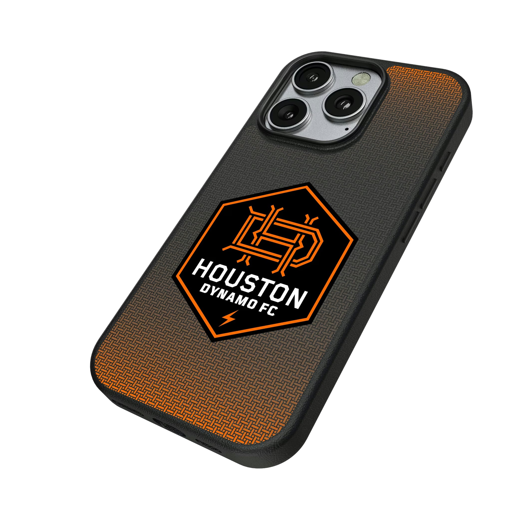 Houston Dynamo Linen iPhone MagSafe Compatible Phone Case for Apple iPhone - Isometric View