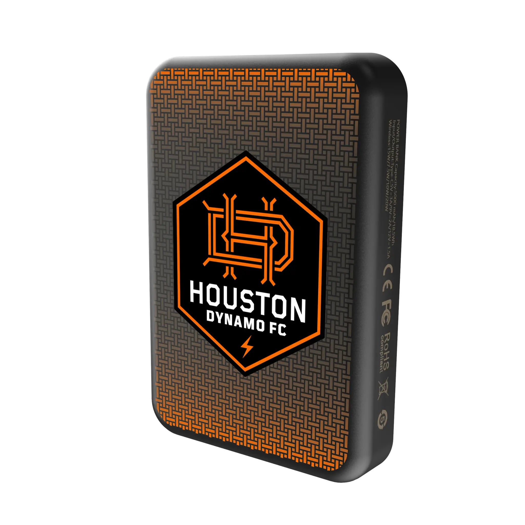 Houston Dynamo Linen Wireless Mag Power Bank