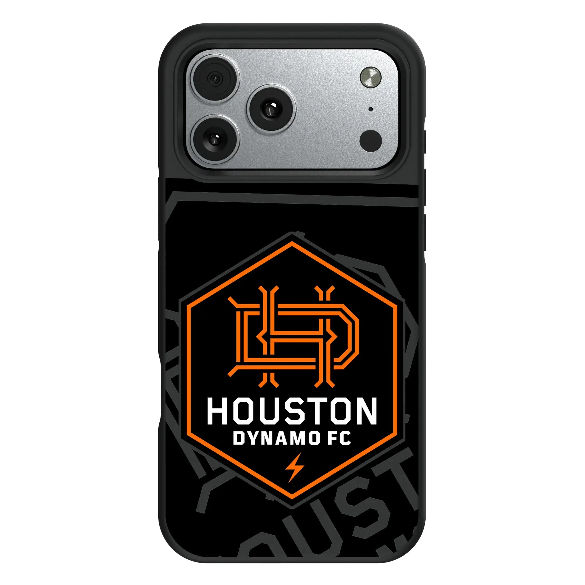 Houston Dynamo Monocolor Tilt iPhone Bump Phone Case for Apple iPhone#Device_iPhone 17 Pro Max