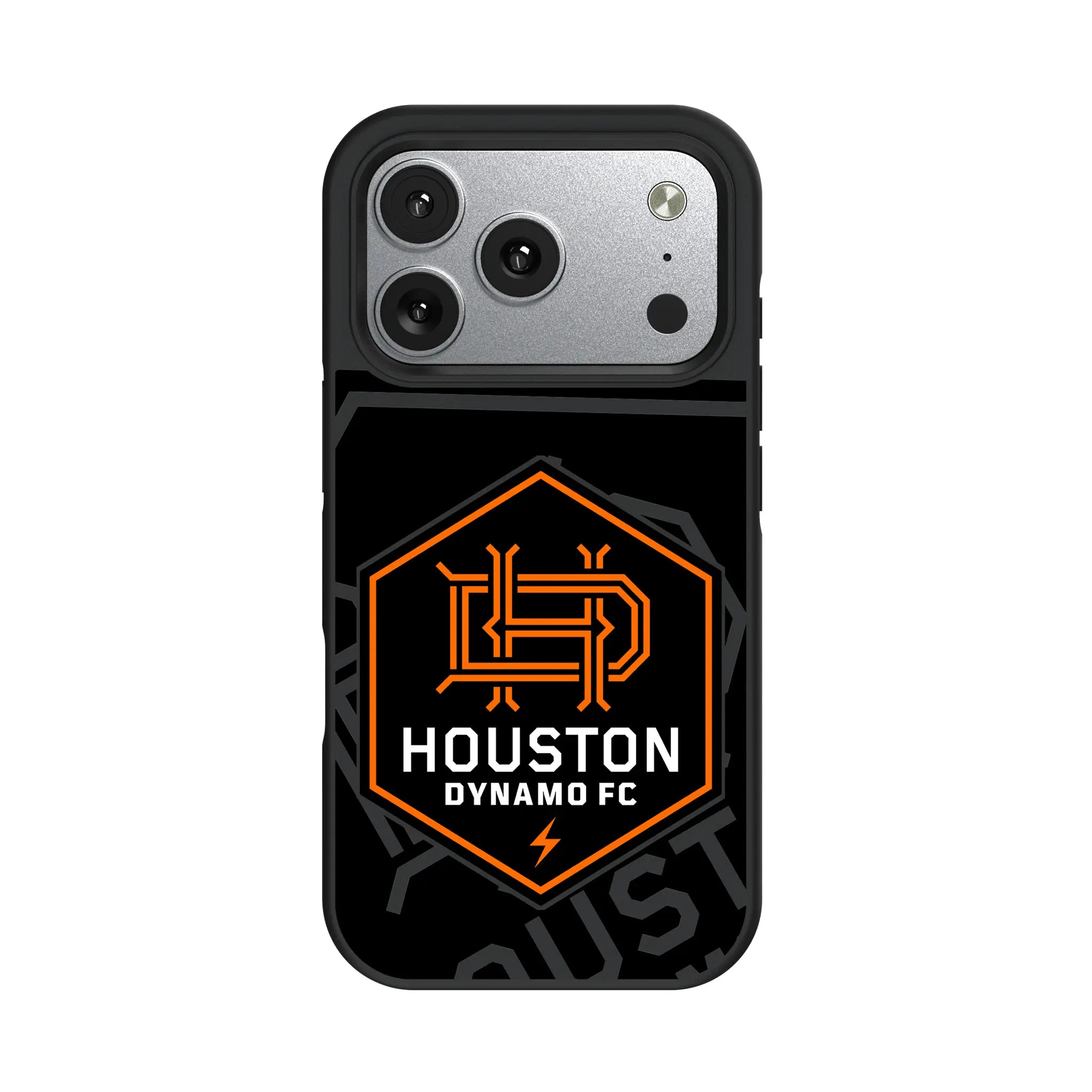 Houston Dynamo Monocolor Tilt iPhone Bump Phone Case for Apple iPhone#Device_iPhone 17 Pro