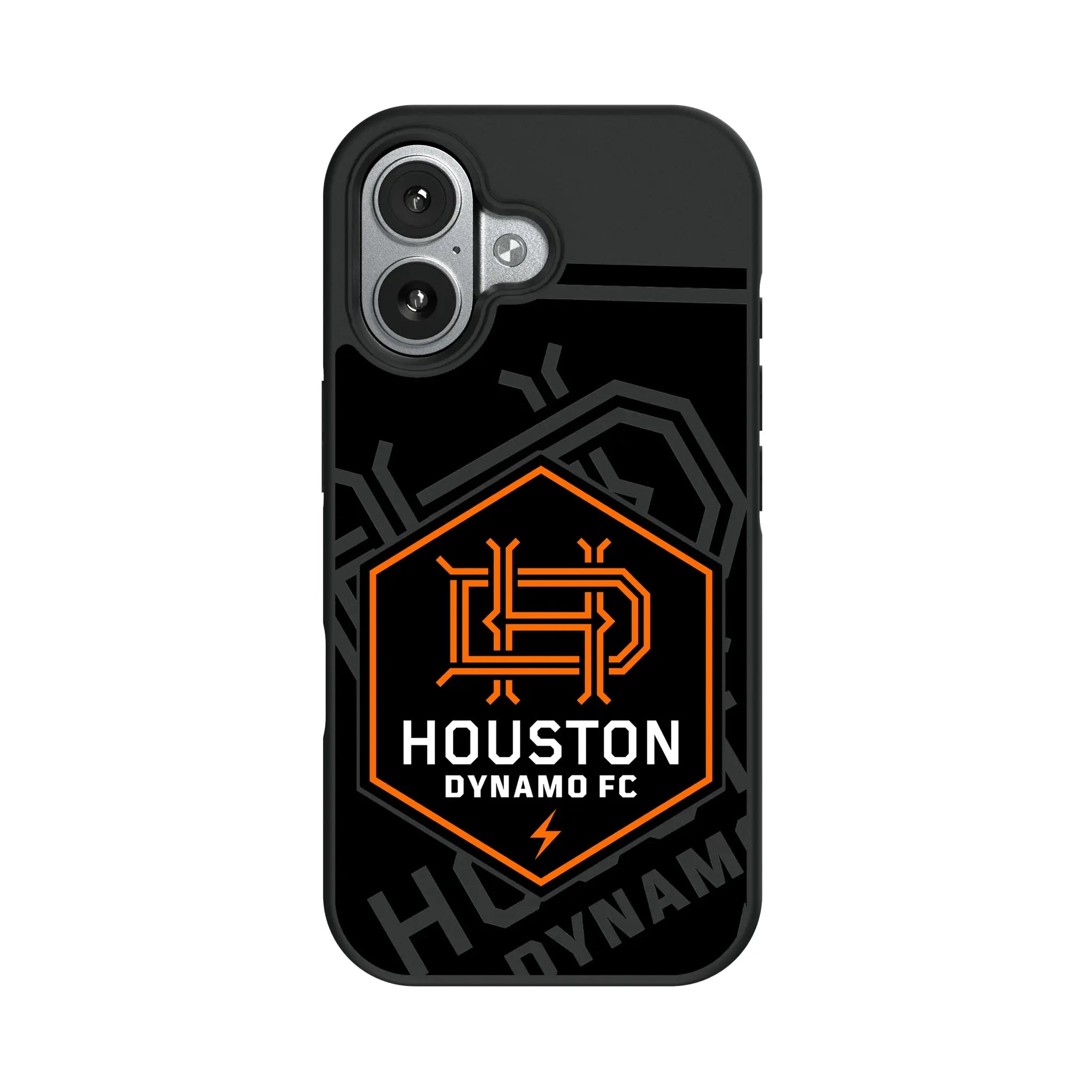 Houston Dynamo Monocolor Tilt iPhone Bump Phone Case for Apple iPhone#Device_iPhone 17