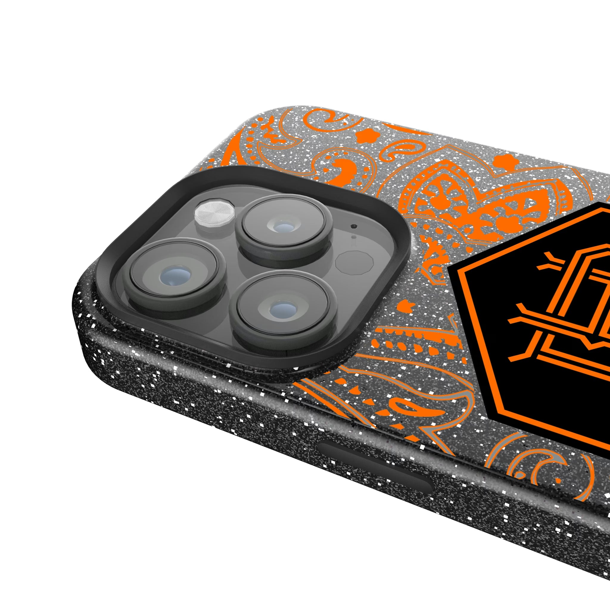 Houston Dynamo Paisley iPhone Bling Phone Case for Apple iPhone - Detail