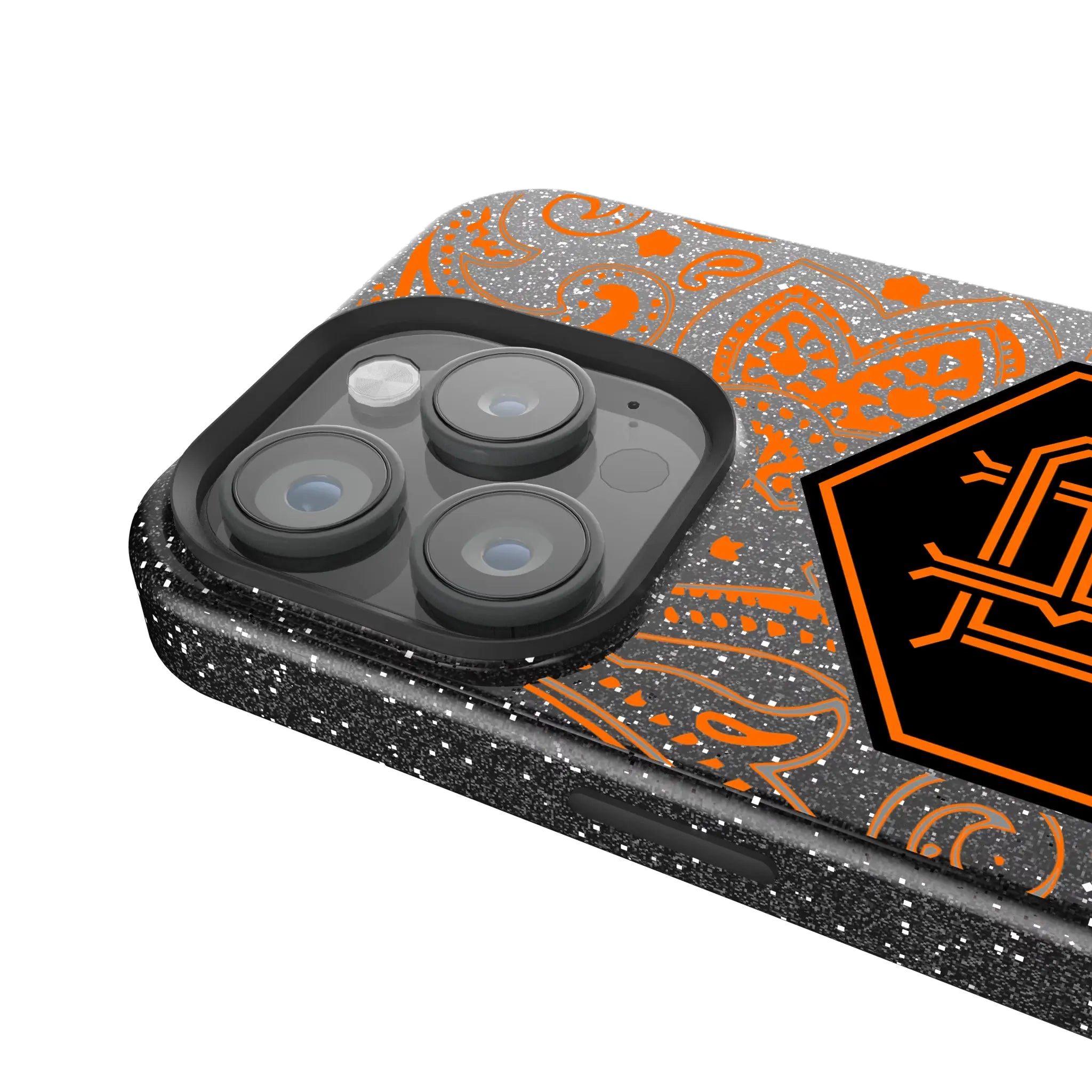 Houston Dynamo Paisley iPhone Bling Phone Case for Apple iPhone - Detail