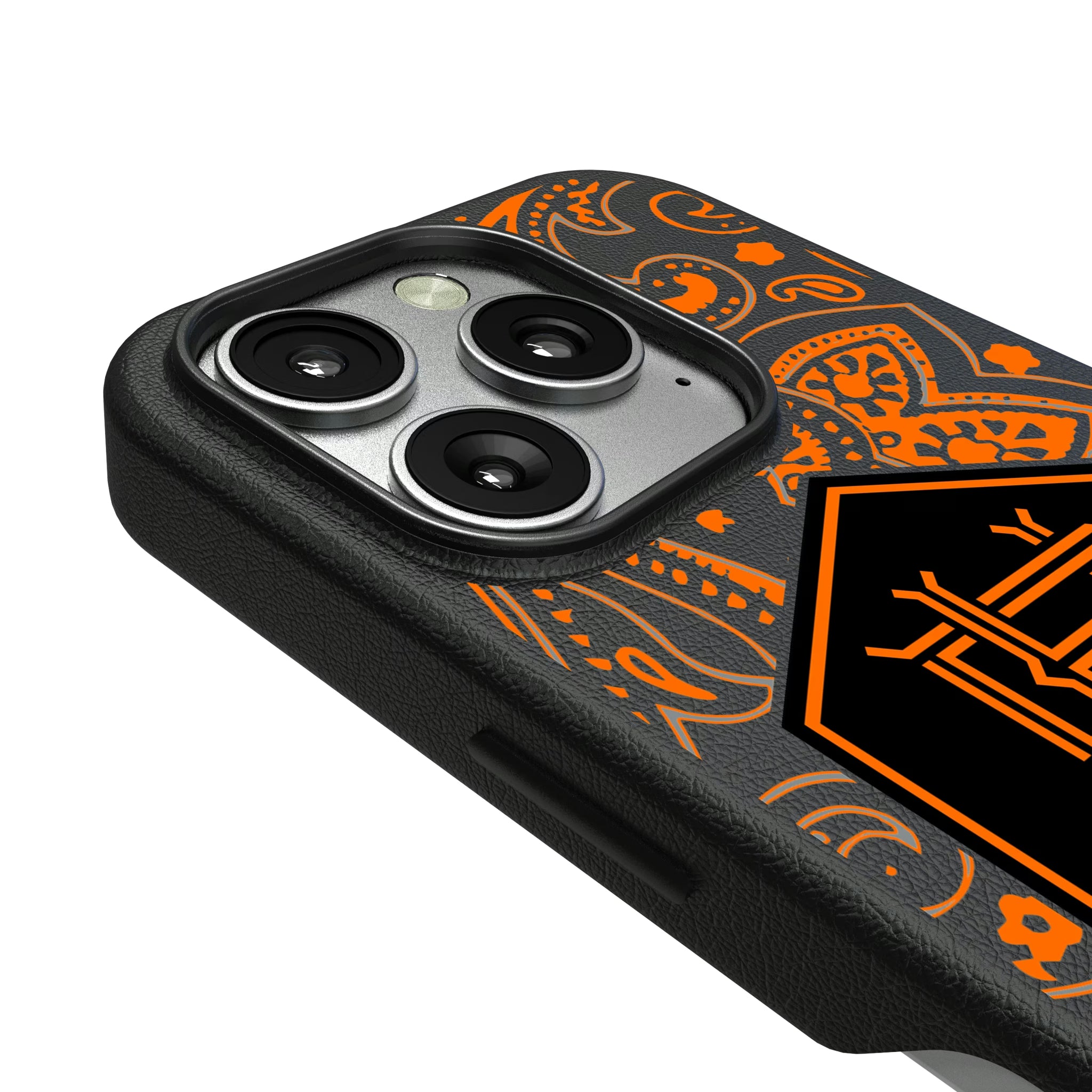 Houston Dynamo Paisley iPhone MagSafe Compatible Phone Case for Apple iPhone - Detail